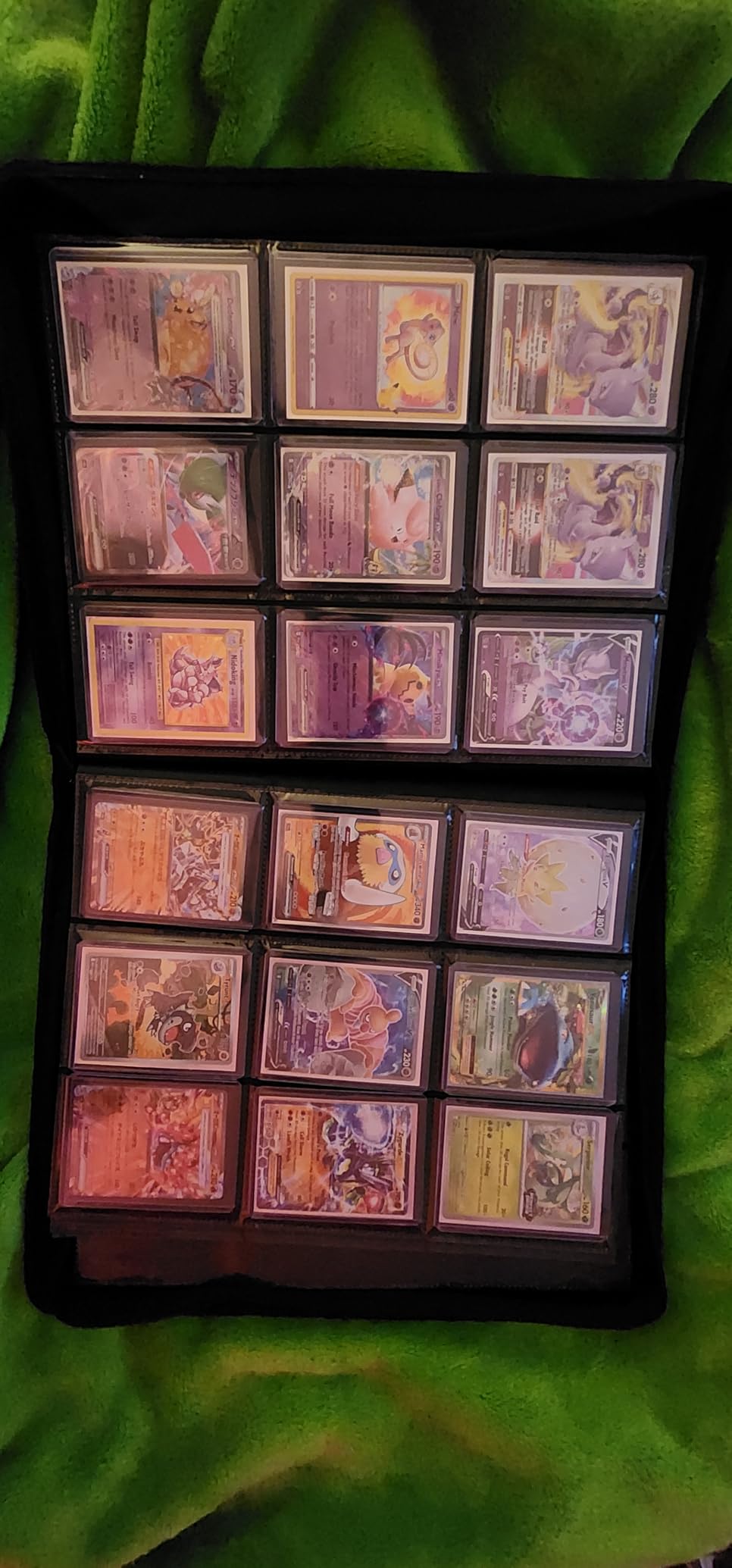 Toploader Binder Holds 324 Toploaders - 20 Toploaders|Waterproof PU Leather + Anti-Yellowing PP Inserts | Ridge Tab Sorting Portable top loader binder for cards(For Sports/Game Cards) customer photo 2