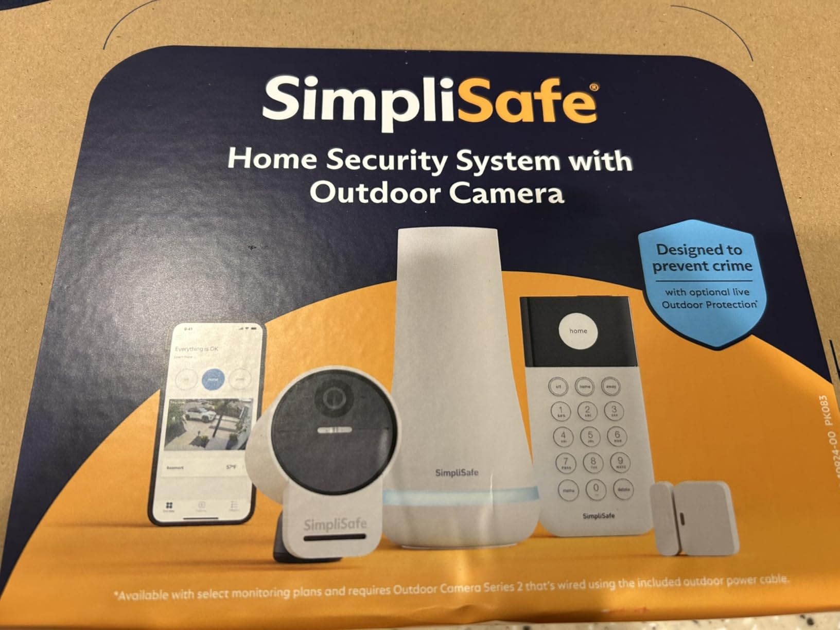 SimpliSafe 6 Piece Wireless Home Security System with Outdoor Camera - Optional 24/7 Professional Monitoring - No Contract - Compatible with Alexa and Google Assistant customer photo 1