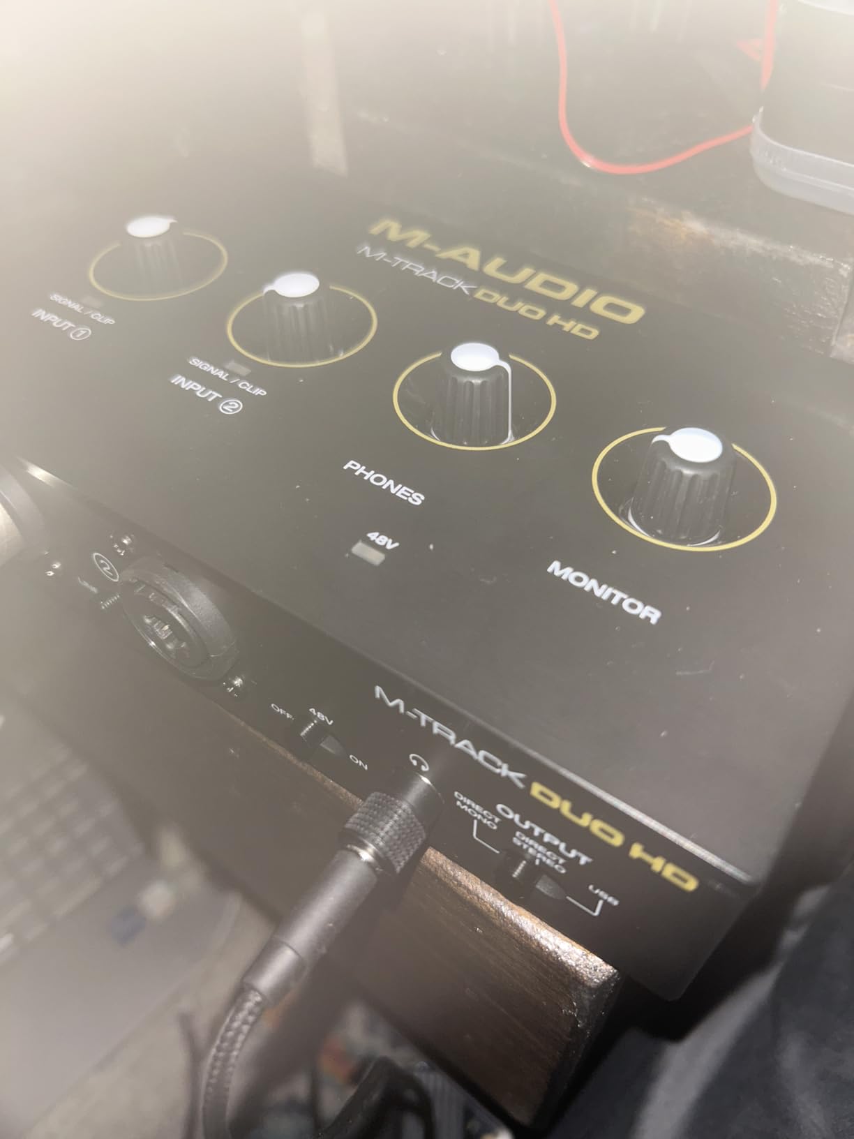 M-AUDIO M-Track Duo HD USB-C Audio Interface | 2 XLR/TRS Inputs, 2 TRS Outputs, 24-Bit/192kHz, Software Suite, for Production and Recording customer photo 1