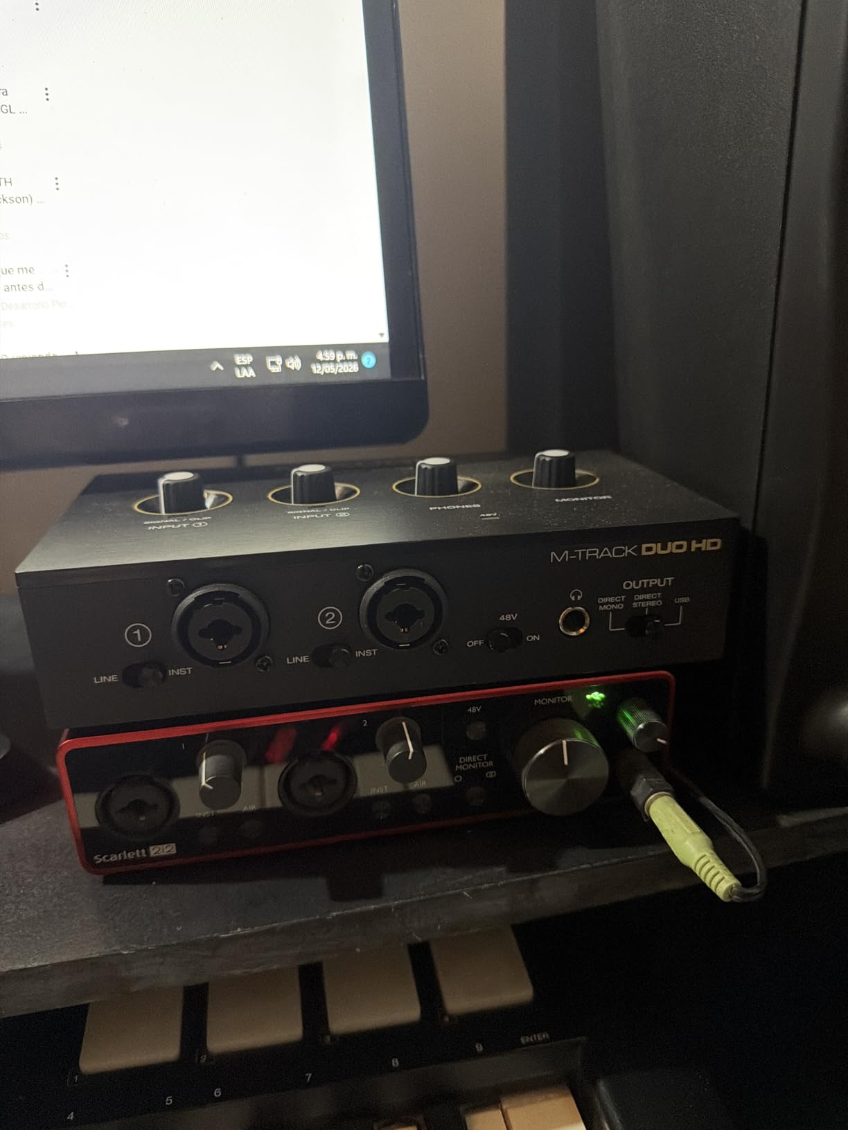 M-AUDIO M-Track Duo HD USB-C Audio Interface | 2 XLR/TRS Inputs, 2 TRS Outputs, 24-Bit/192kHz, Software Suite, for Production and Recording customer photo 2