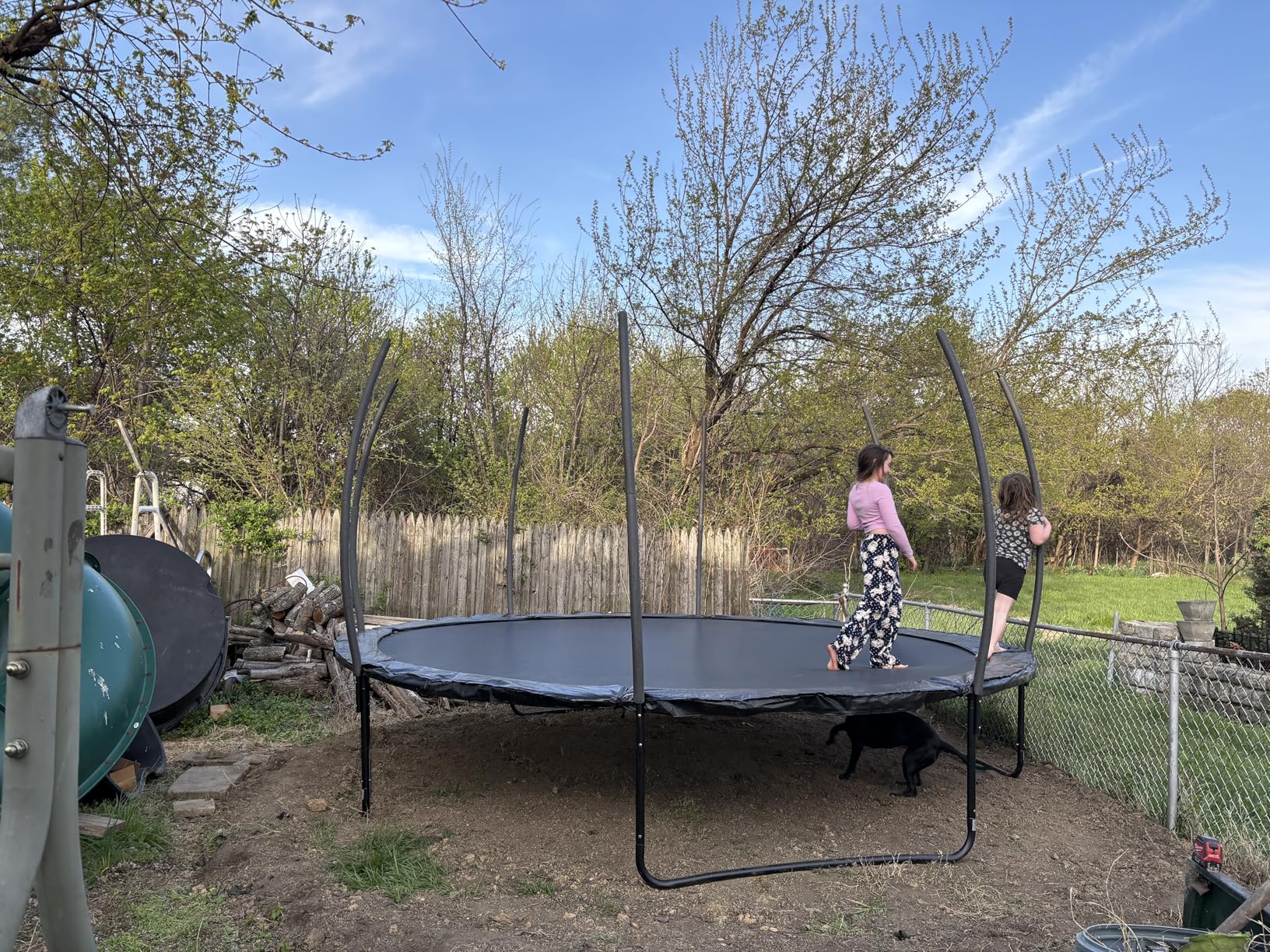 ALTLER Trampoline 12FT 14FT Enclosure Net Outdoor Jump for Kids and Adults Round ASTM Approved Heavy-Duty Bounce Mat with Enhanced Weight Capacity customer photo 1