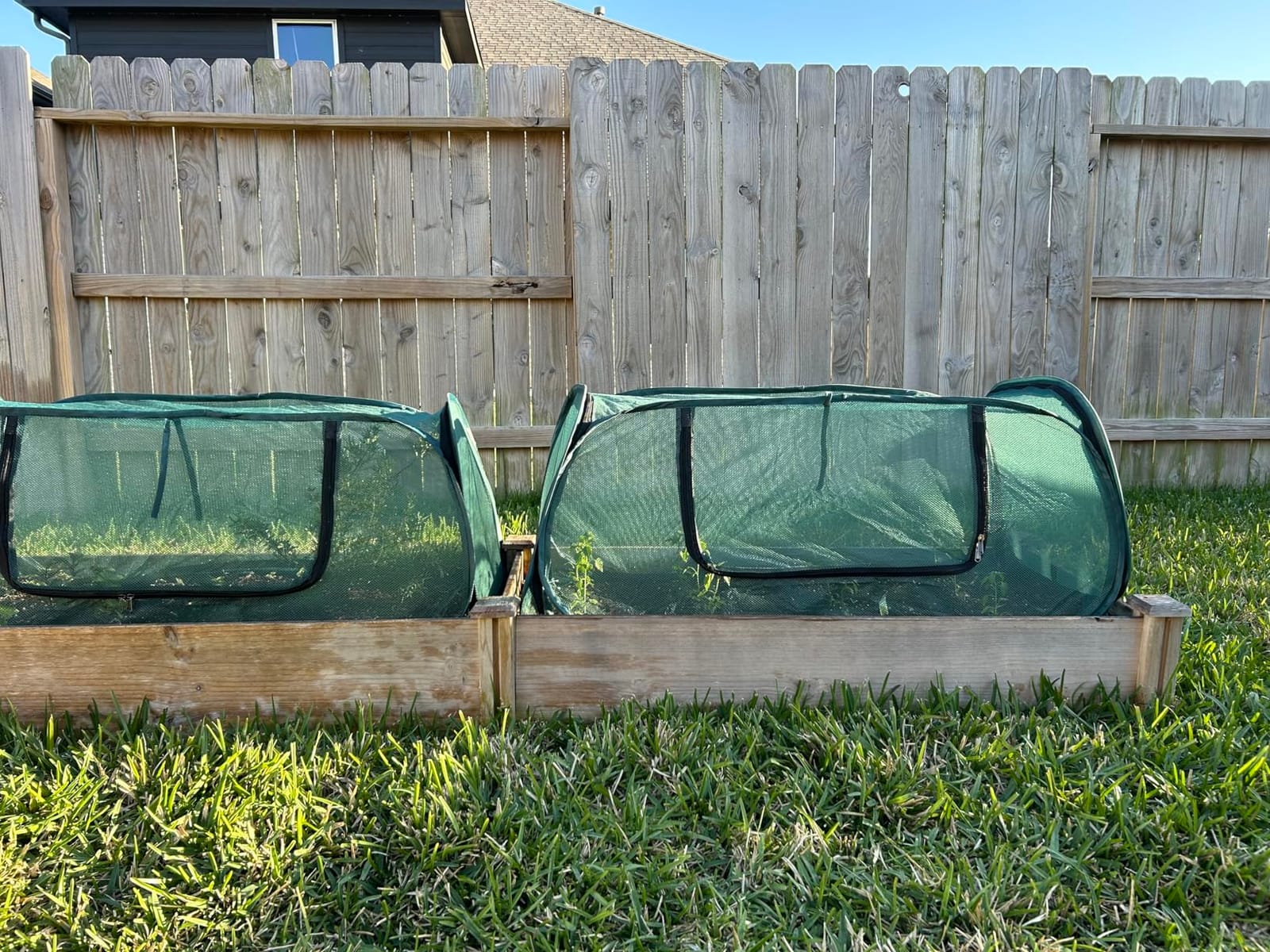 2 Pack Raised Bed Garden Covers, Garden Netting, 30% Sunblock, 45