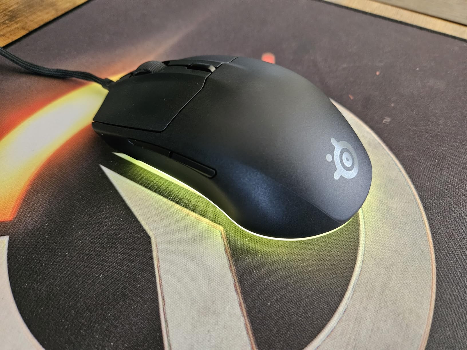SteelSeries Rival 3 Gen 2 Gaming Mouse - 8500 DPI TrueMove Core Optical Sensor - 60 Million Click Durability - Low Latency - 77g Lightweight - 100% PTFE Feet - RGB - Black customer photo 2