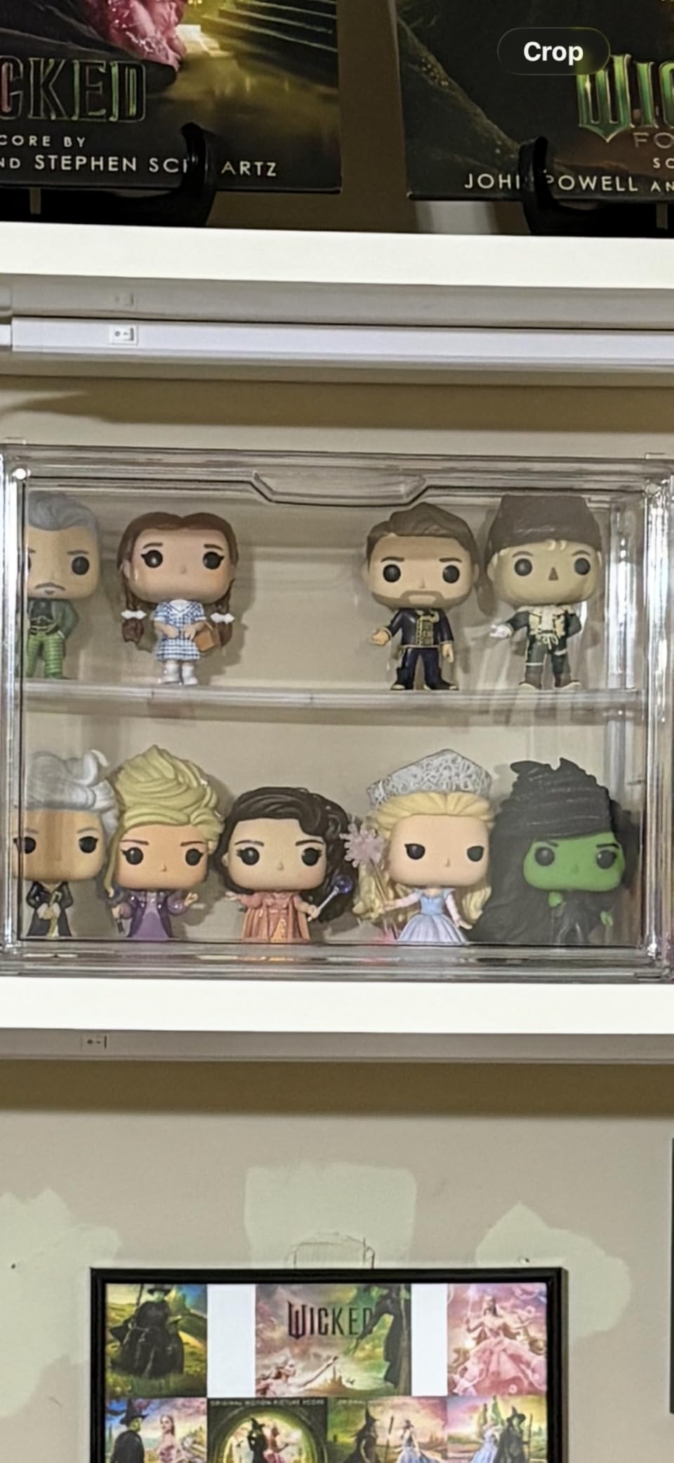 Clear Acrylic Display Case for Collectibles 4 Layer Hobby Figure Display Case Box with Shelves Stackable Figurine Display Boxes for Funko Pop Mart Labubu Model, 2 Pack customer photo 2