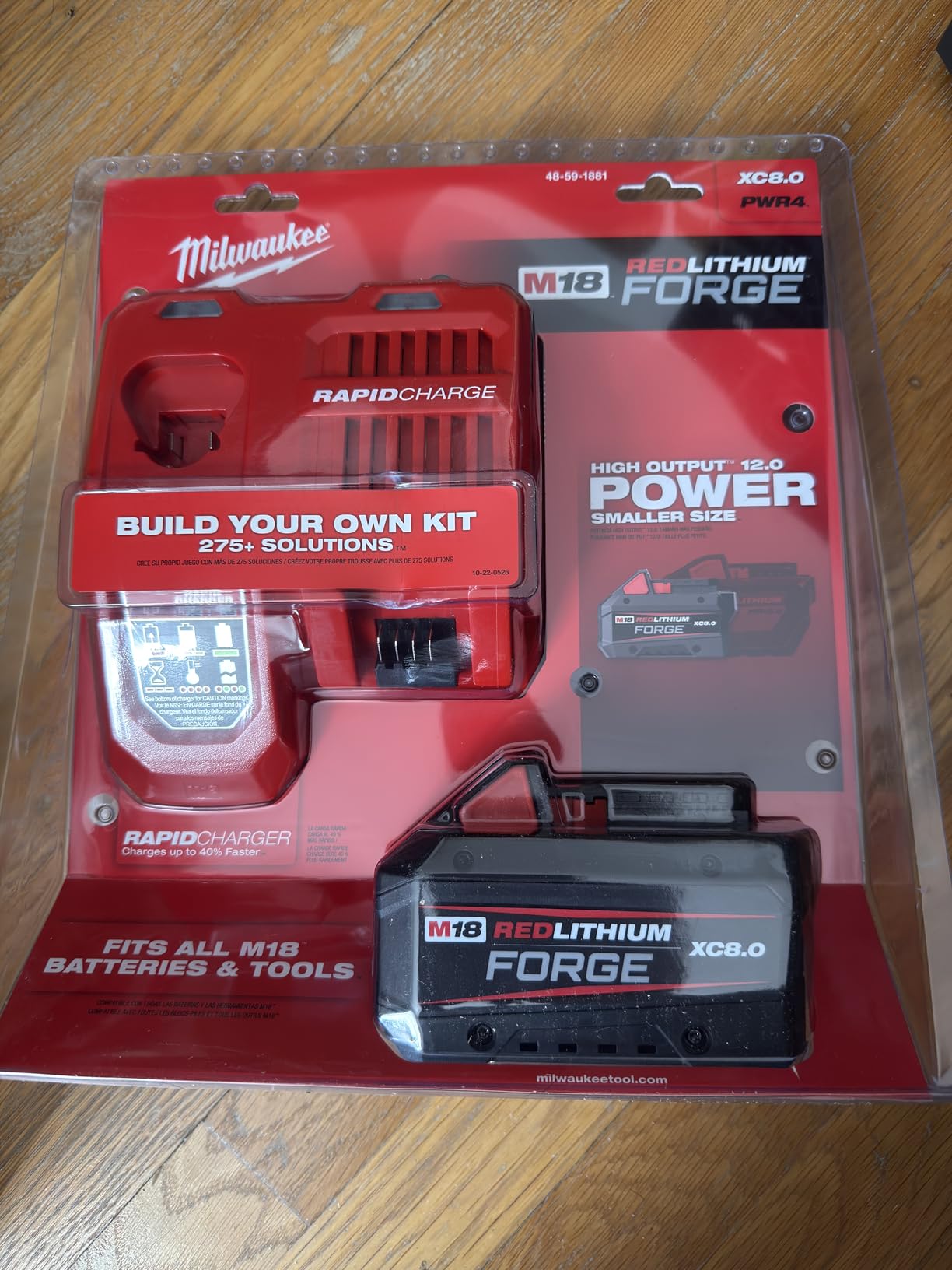 Milwaukee M18 REDLITHIUM HIGH Output XC8.0 Starter Kit customer photo 1