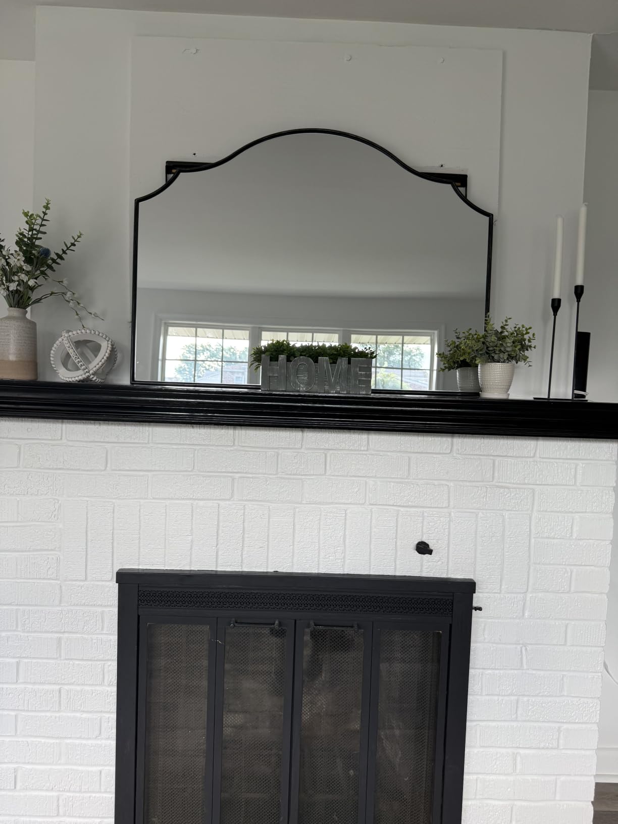 Besdomus Gold Scalloped Wall Mirror: 40