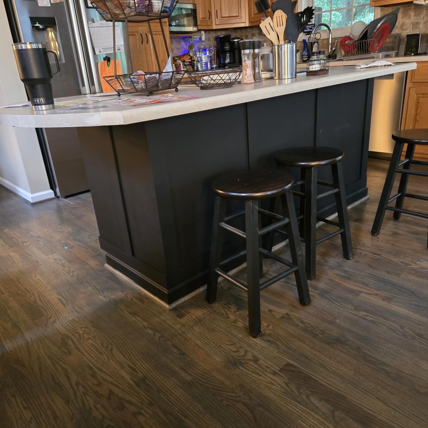 Art3d MDF Premade Paintable Board and Batten Wainscoting Kit, 189 x 54 in customer photo 1