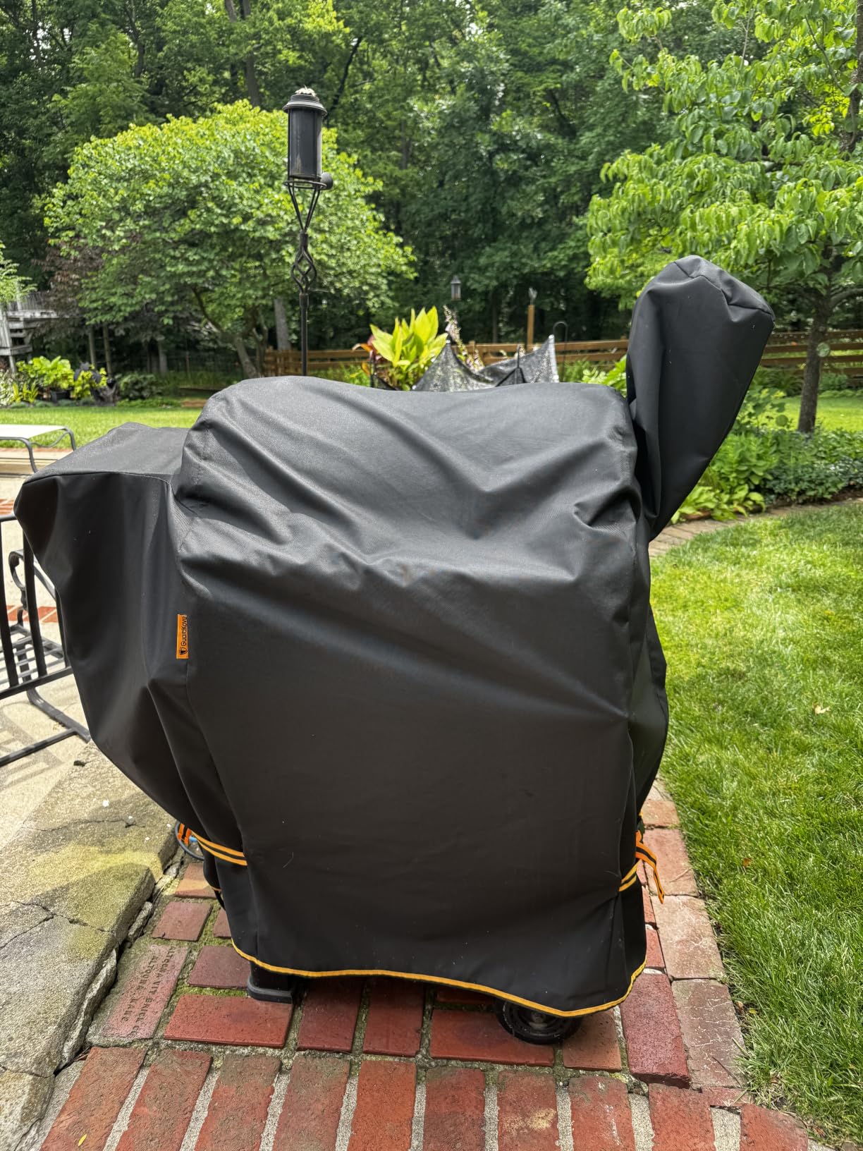 1000D Heavy Duty Grill Cover for Traeger Pro 34/780 Series | Waterproof Wood Pellet Smoker Cover, Tear & Fade Resistant with Buckle,Zipper, for Treager Pro 34/780/Texas 34, Z Grills700 customer photo 1