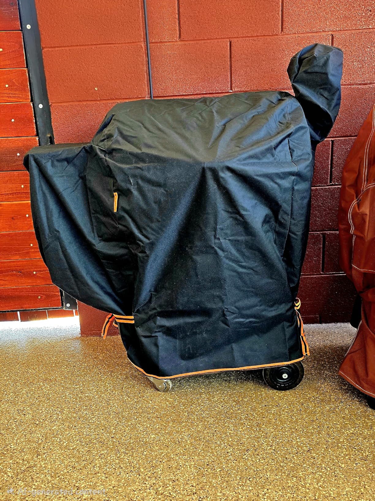 1000D Heavy Duty Grill Cover for Traeger Pro 34/780 Series | Waterproof Wood Pellet Smoker Cover, Tear & Fade Resistant with Buckle,Zipper, for Treager Pro 34/780/Texas 34, Z Grills700 customer photo 2