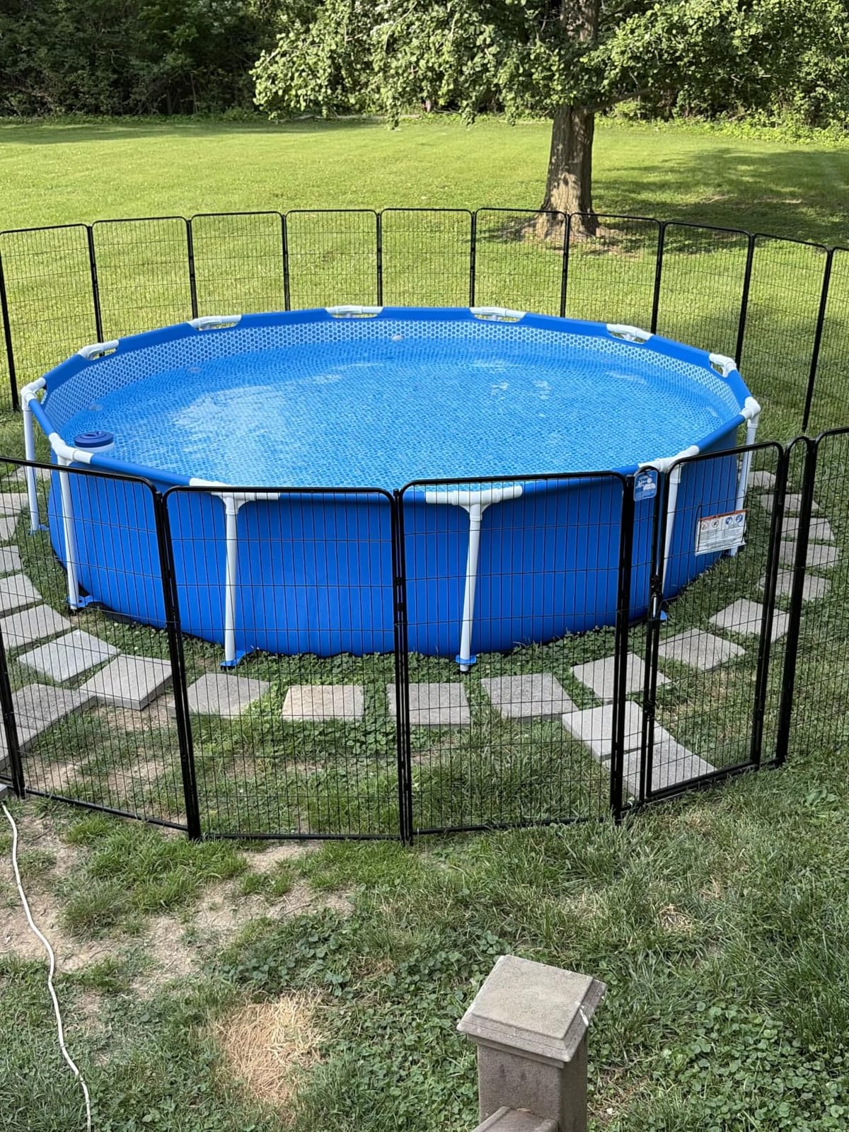 Intex Metal Frame 12ft x 30in Round Above Ground Swimming Pool Set w/Pump | 28211EP - 530 GPH Cartridge Filter Pump and Type A Filter Cartridge Included customer photo 2