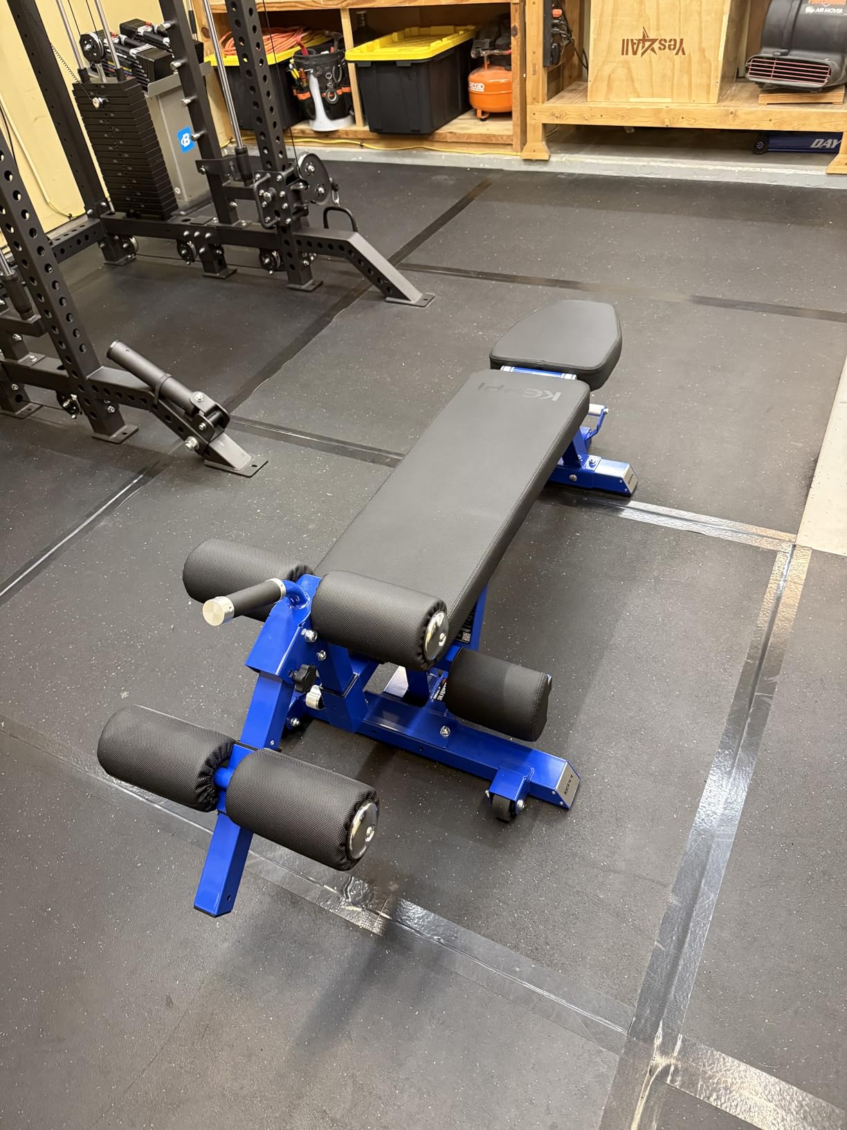 Keppi Fitness Bench6000 Weight Bench, Commercial Grade FID Workout Bench | 2200lb Flat Capacity, 11 Back&8 Seat Specialized Angles for Serious Lifters, 97lb Frame Weight with above 1 Gauge Support customer photo 1