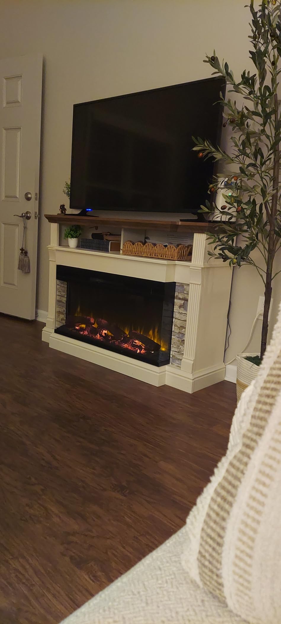 Fireplace TV Stand for TVs up to 65