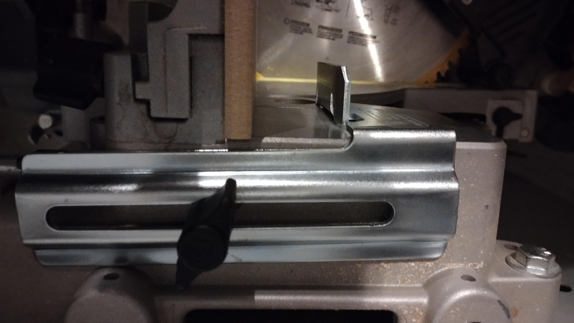 2-in-1 Crown Molding Jig and Miter Saw Protractor Set | Protractor sets angles. DEWALT-compatible stops steady nested crown cuts. customer photo 1