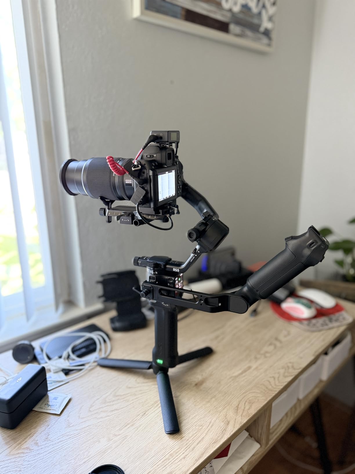 DJI RS 5 Combo, Gimbal Stabilizer for Camera, Canon/Sony/Nikon/Fujifilm customer photo 2