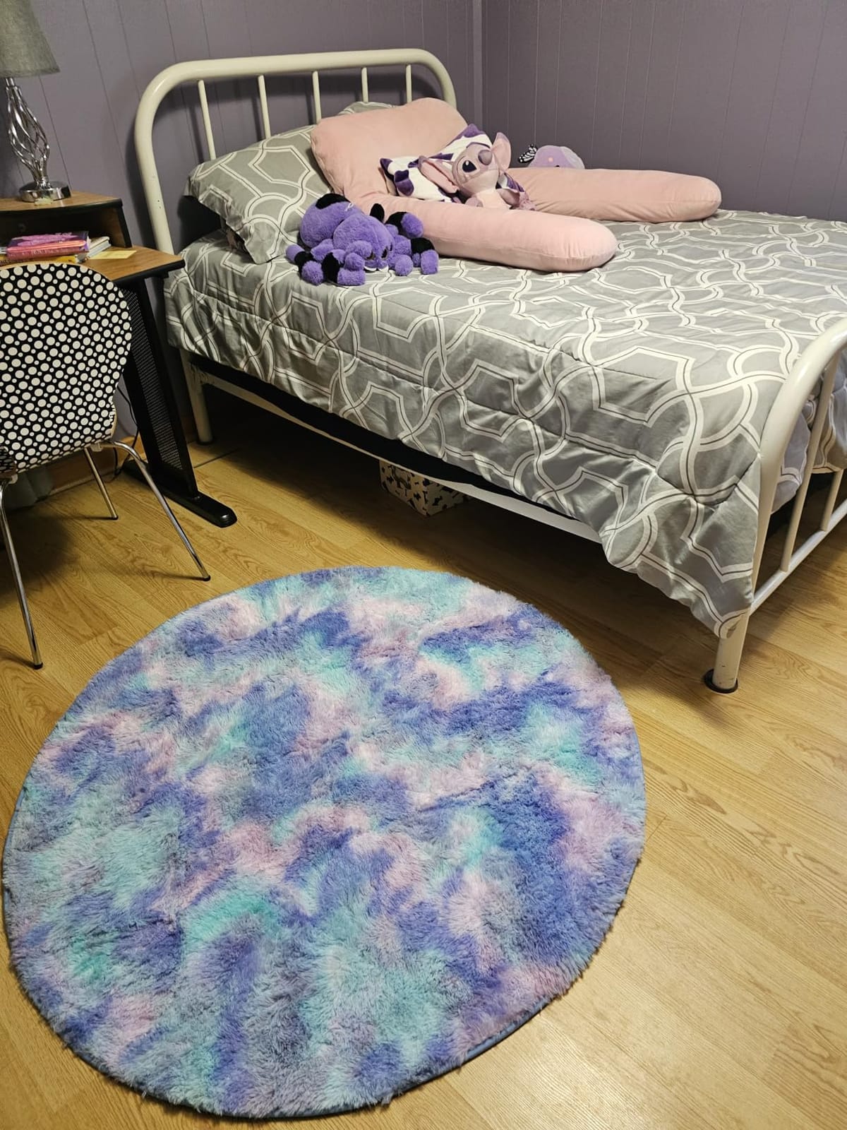 Ophanie Area Rugs for Bedroom, Christmas Upgrade Non-Slip Ivory Fluffy Soft Shag Living Room Carpet, Indoor Floor 4x6 Fuzzy Shaggy Plush Nursery Rug for Kids Dorm Decor with Over 99 pcs Pile fibers customer photo 1