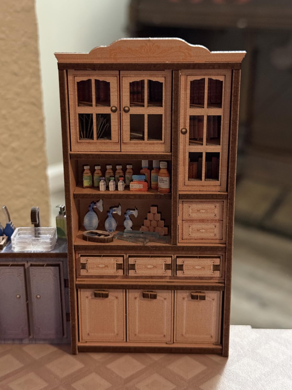 fifijoy Viking Book Nook Kit - DIY Miniature House Dollhouse Kit for Adults Teens, Voyage Through the Storm customer photo 1