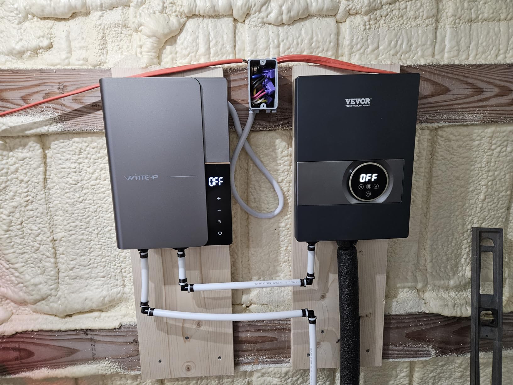 27kW 240V Tankless Water Heater Electric Whole House, Up to 6.3 GPM | Instant Endless Hot Water, ETL Certified, Whole House Use, Self-Modulating Energy Saving customer photo 2