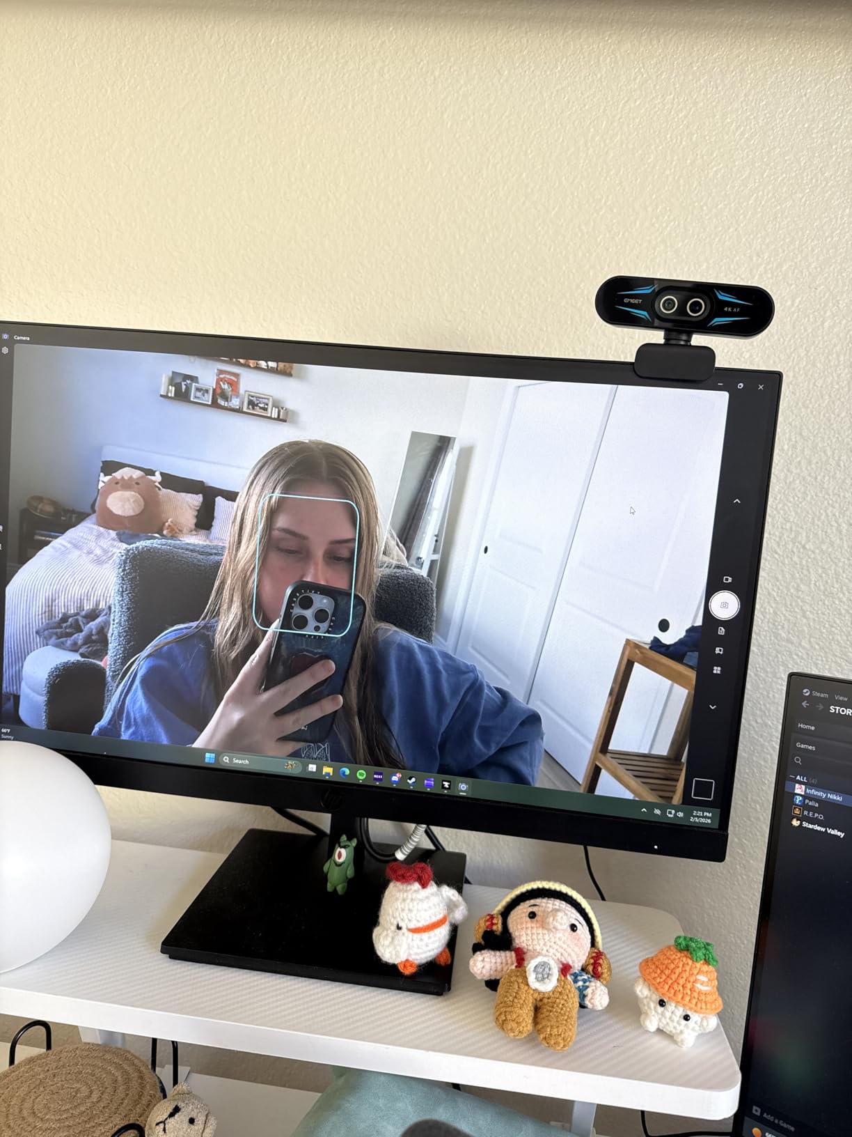 EMEET C60E Dual-Camera 4K Webcam for Streaming, Wide-Angle & Telephoto customer photo 2
