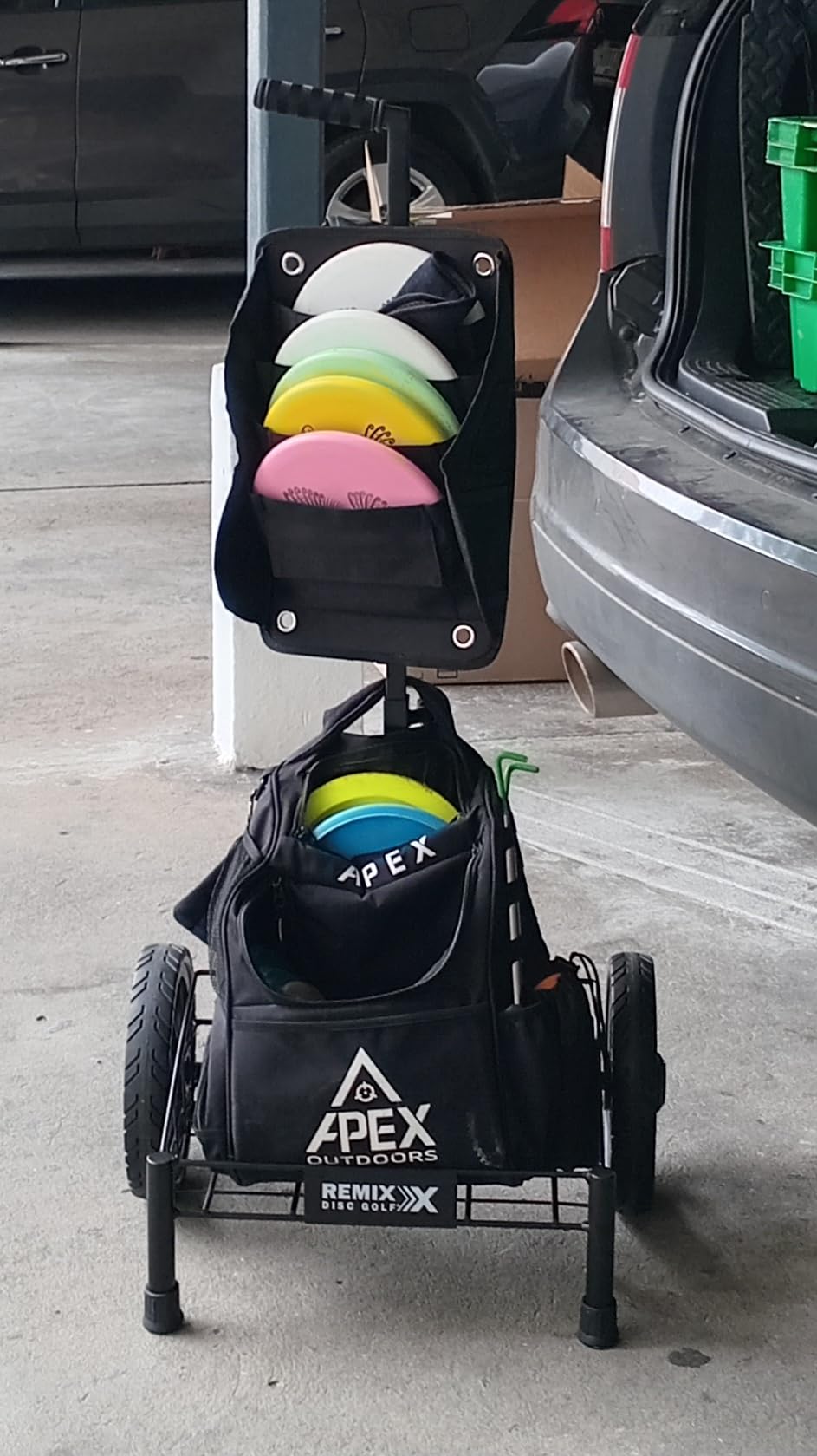 Remix Disc Golf Cart - Black customer photo 1