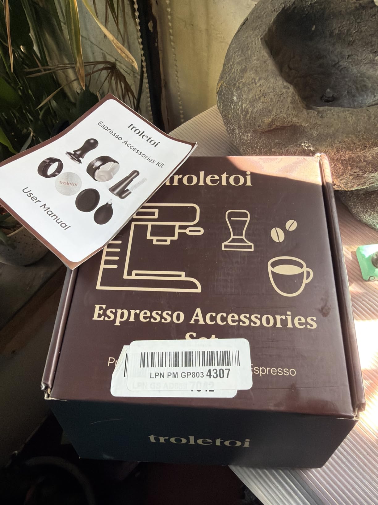 7 PCS Espresso Accessories Kit: 53.3mm Espresso Tamper, Coffee Distributor, Puck Screen, Dosing Funnel and WDT Tool, Espresso Tools Set Fits Breville 54mm Espresso Machines and Portafilters customer photo 1