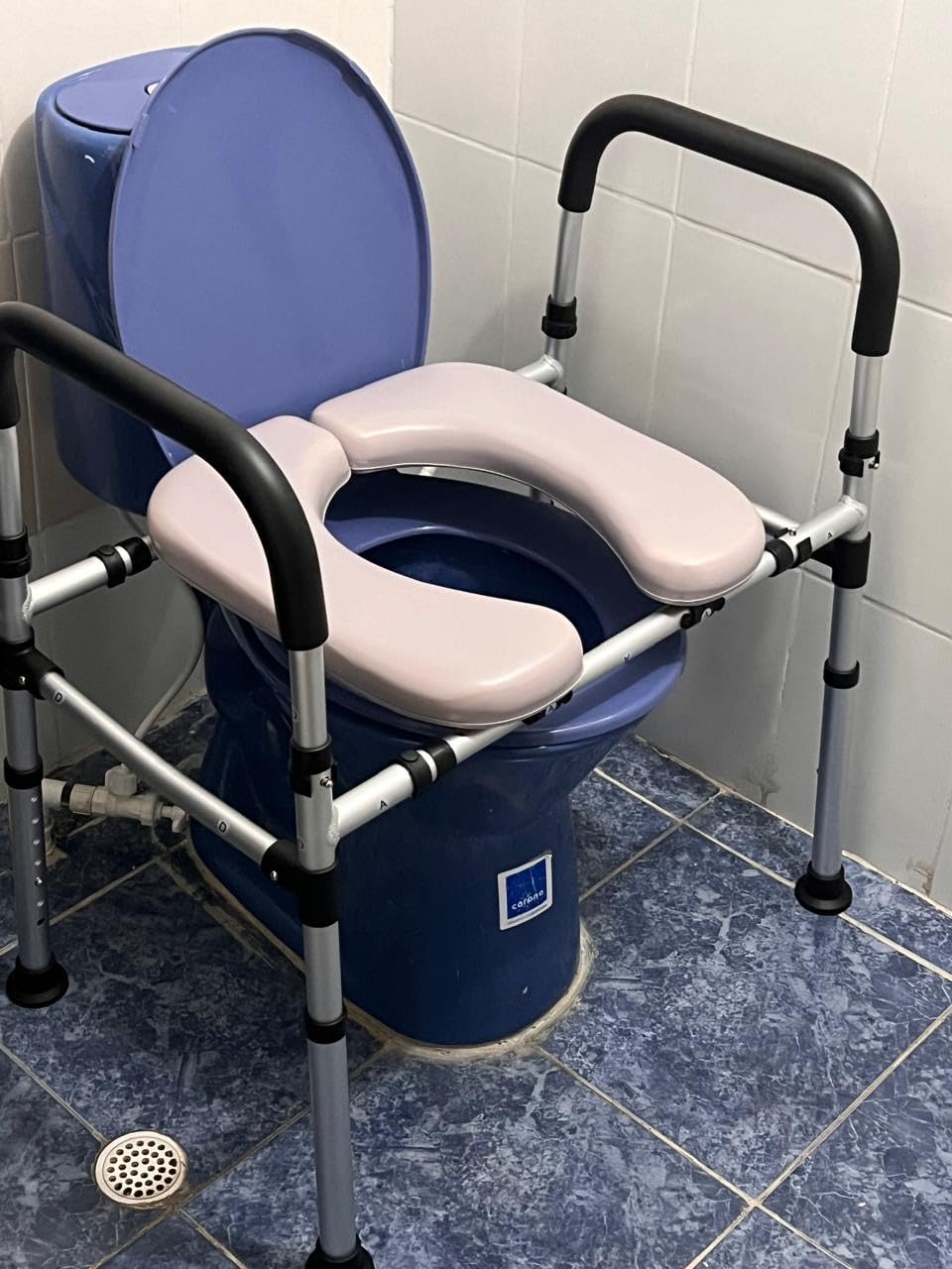 Toilet Seat Riser for Seniors, Raised Toilet Seat with Handles - FSA/HSA Eligible, Adjustable Height & Width, Supports 400 lbs - Universal Fit for Elderly, Handicap, Post-Surgery & Pregnancy customer photo 2
