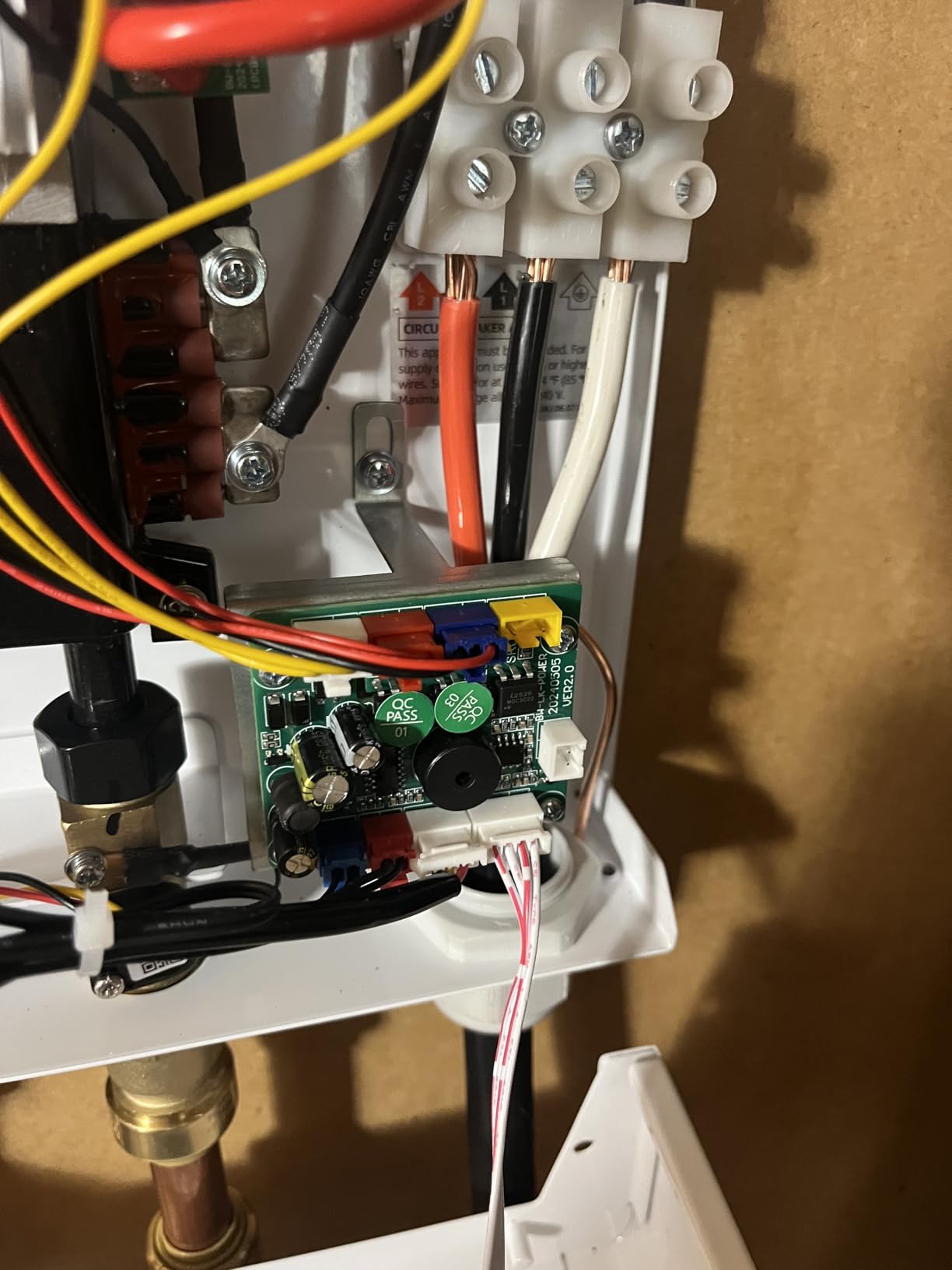 14kW Tankless Water Heater Electric ORBEK On Demand Heater 240V 3.38GPM | 3s Instant Heating, 98% Efficient. LED Shows, 3.38 GPM, ±1℃ Precise Control, ETL Certified customer photo 2