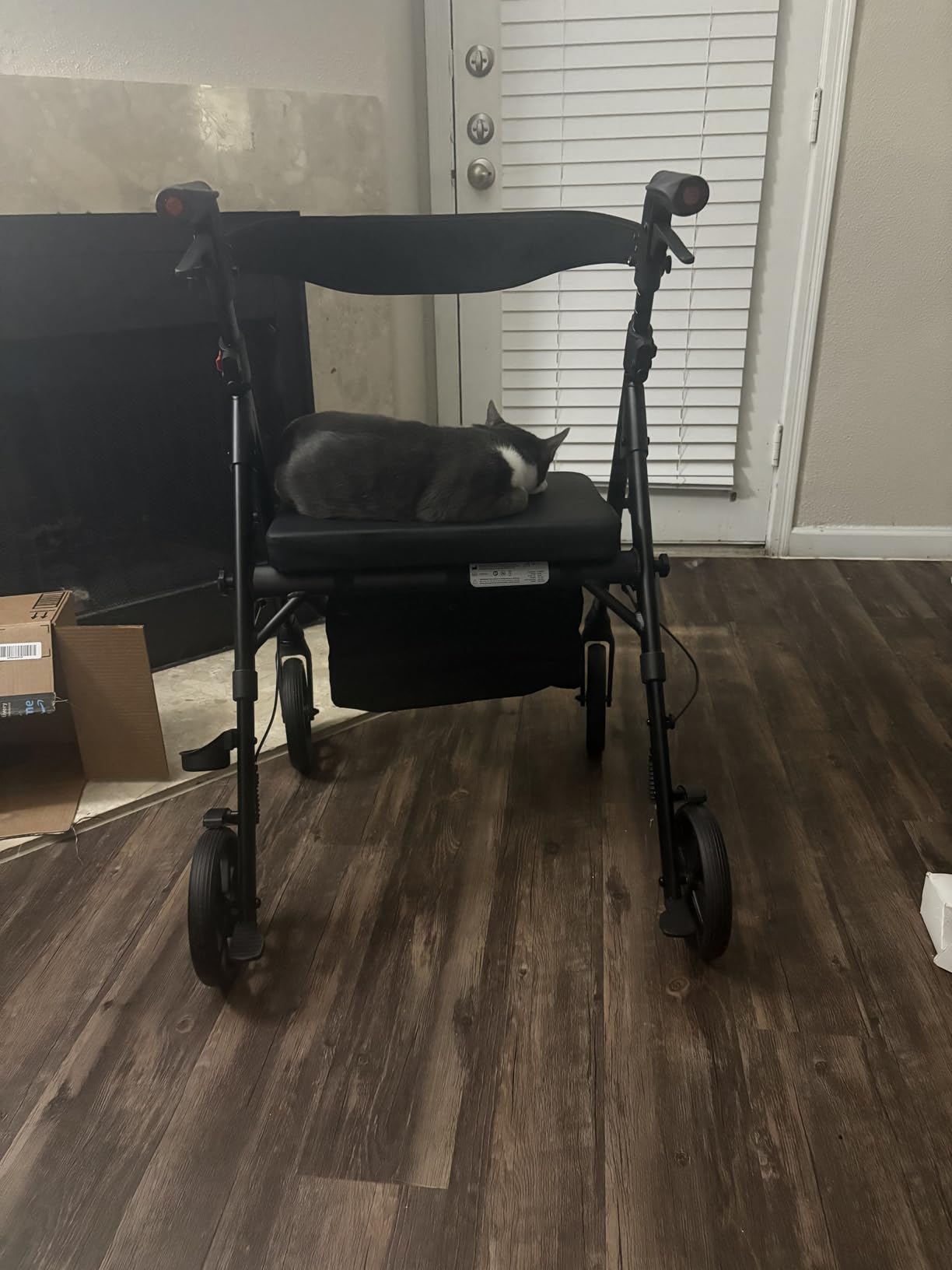 Bariatric Rollator Walkers for Seniors with Seat, 500lb Capacity | 16lb Lightweight Aluminum, 8