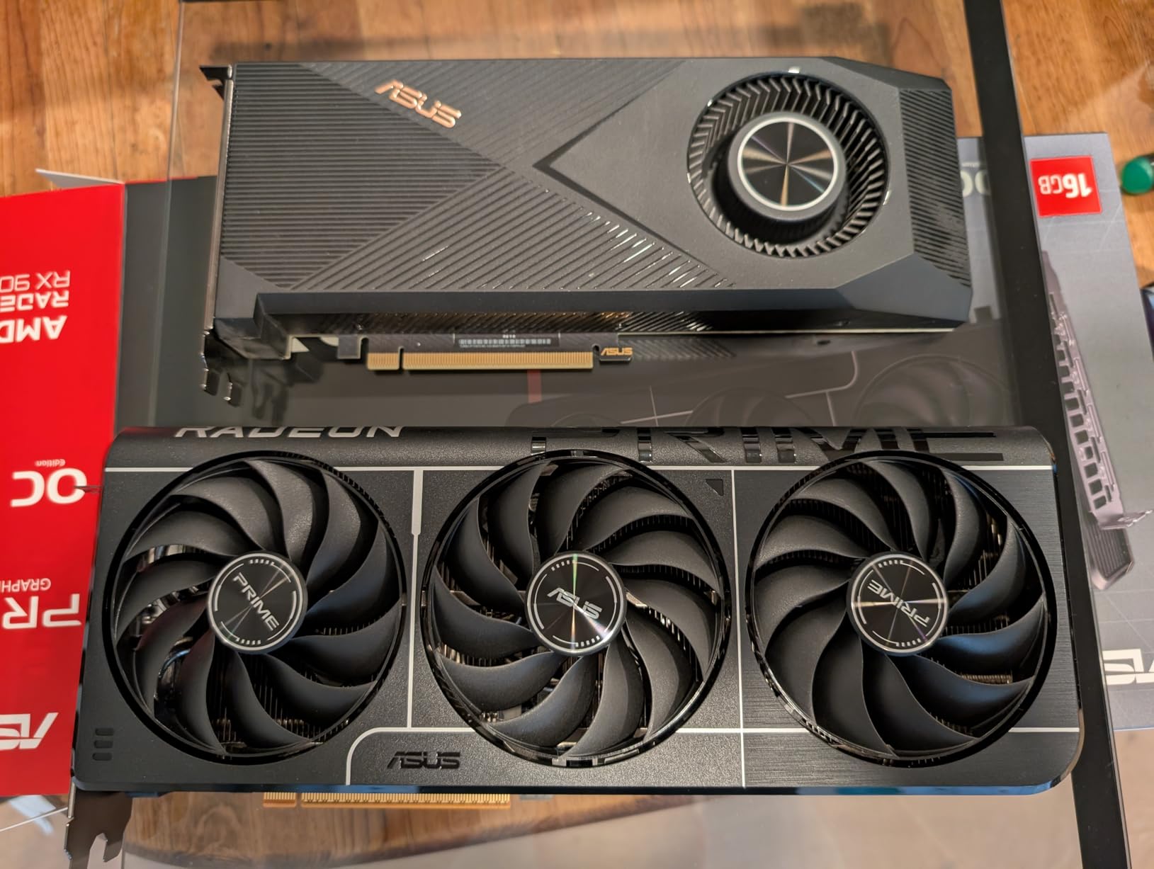 Prime Radeon RX 9070 EVO 16GB GDDR6 OC Edition Gaming Graphics Card | PCIe 5.0, HDMI/DP 2.1, 2.5-slot, Axial-tech Fans, Dual-ball Fan Bearings, Dual BIOS, ASUS GPU Guard customer photo 2
