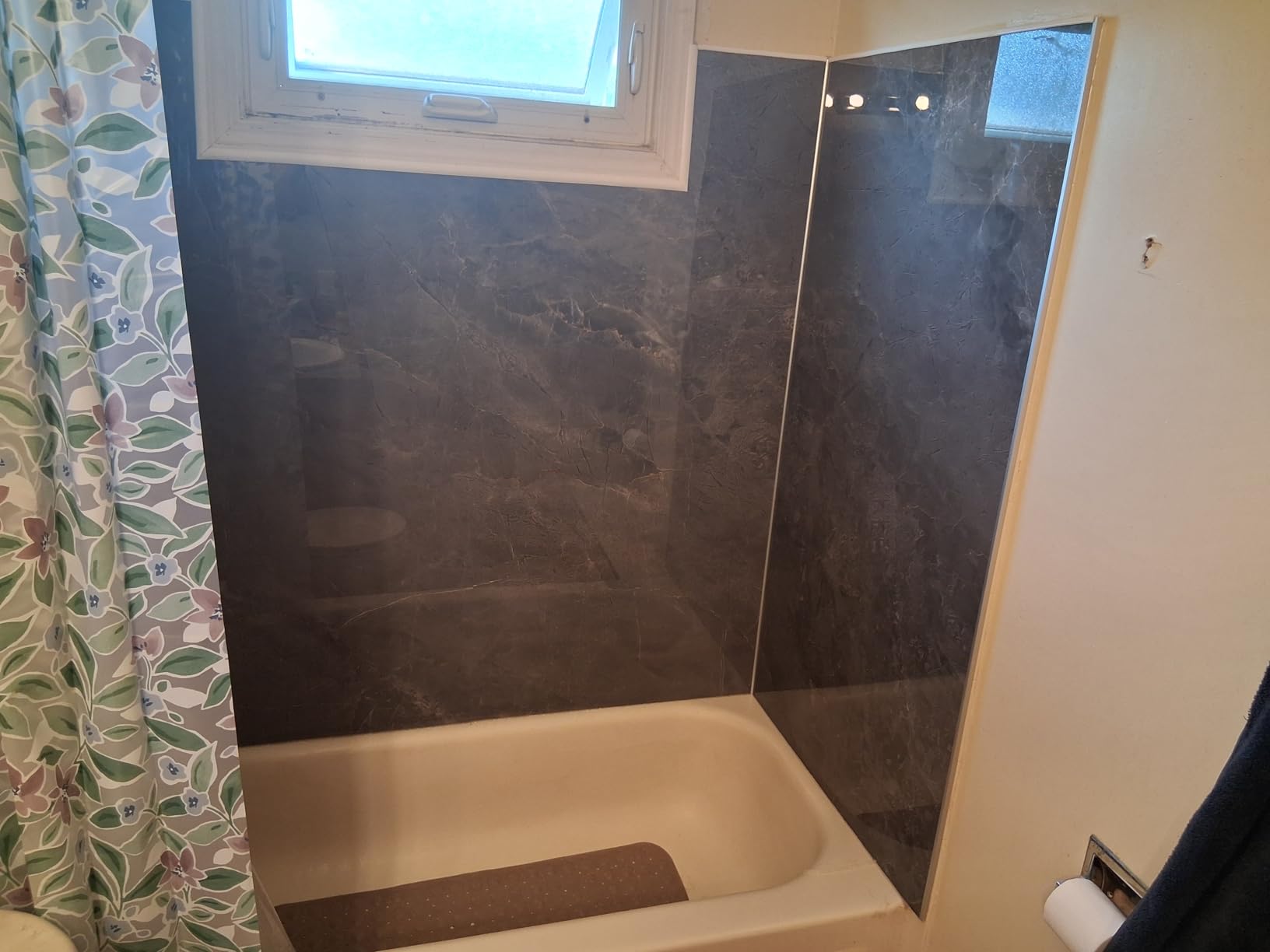 Shower Surround Kits - Waterproof Wall Panels - 60''x35.5''x78'' Glacier | Easy to Install Over Any Surface, Glossy Finish, Seamless Pattern, Leakproof Design customer photo 2