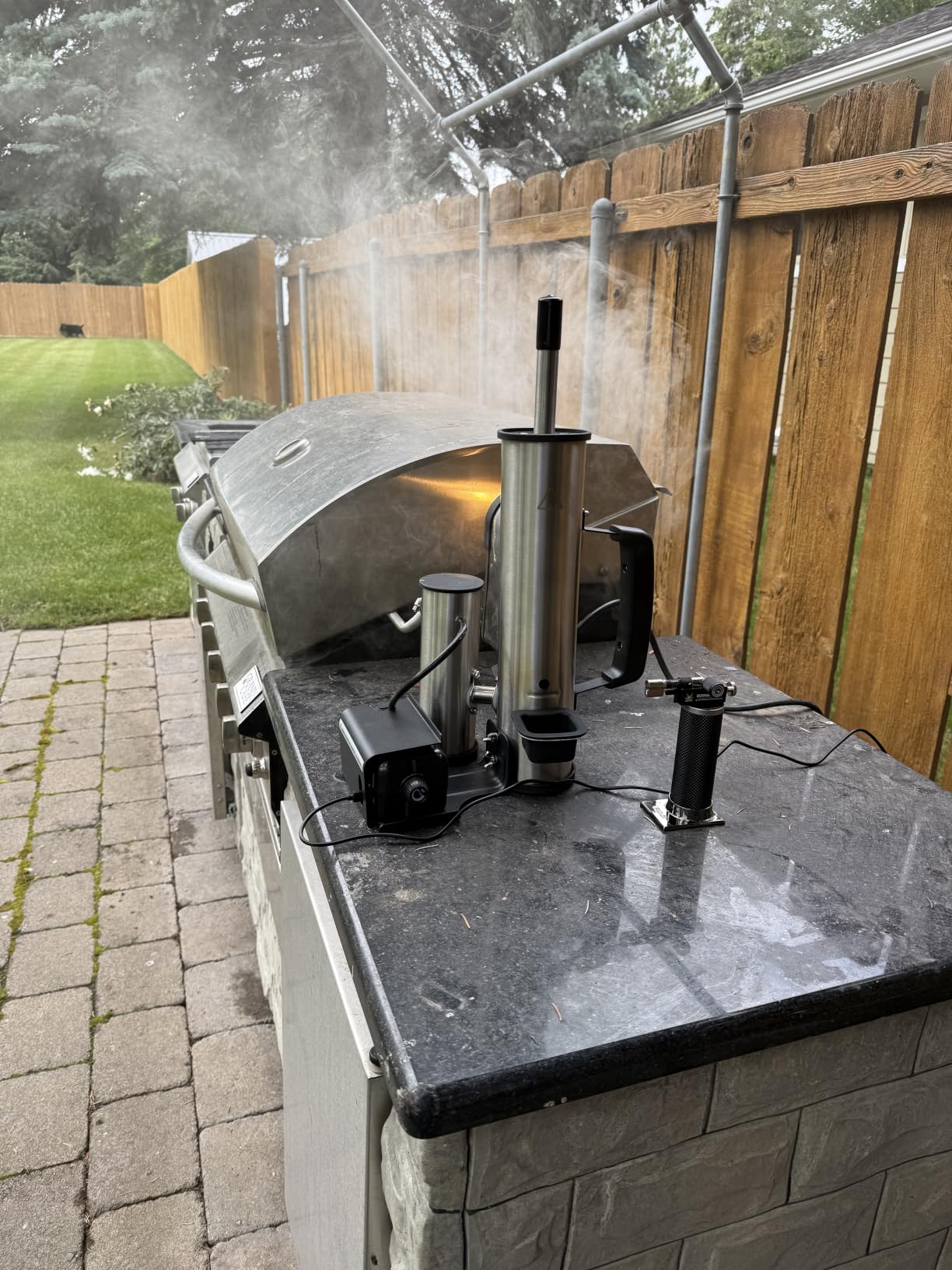 Cold Smoke Generator for BBQ Grills, Hot/Cold Smoker for Cheese, Meat & Fish, Works with Wood Pellets and Chips Cold Smoker and for Creating Your Own DIY Smoking Chamber, Great Gift for Men & Fathers customer photo 1