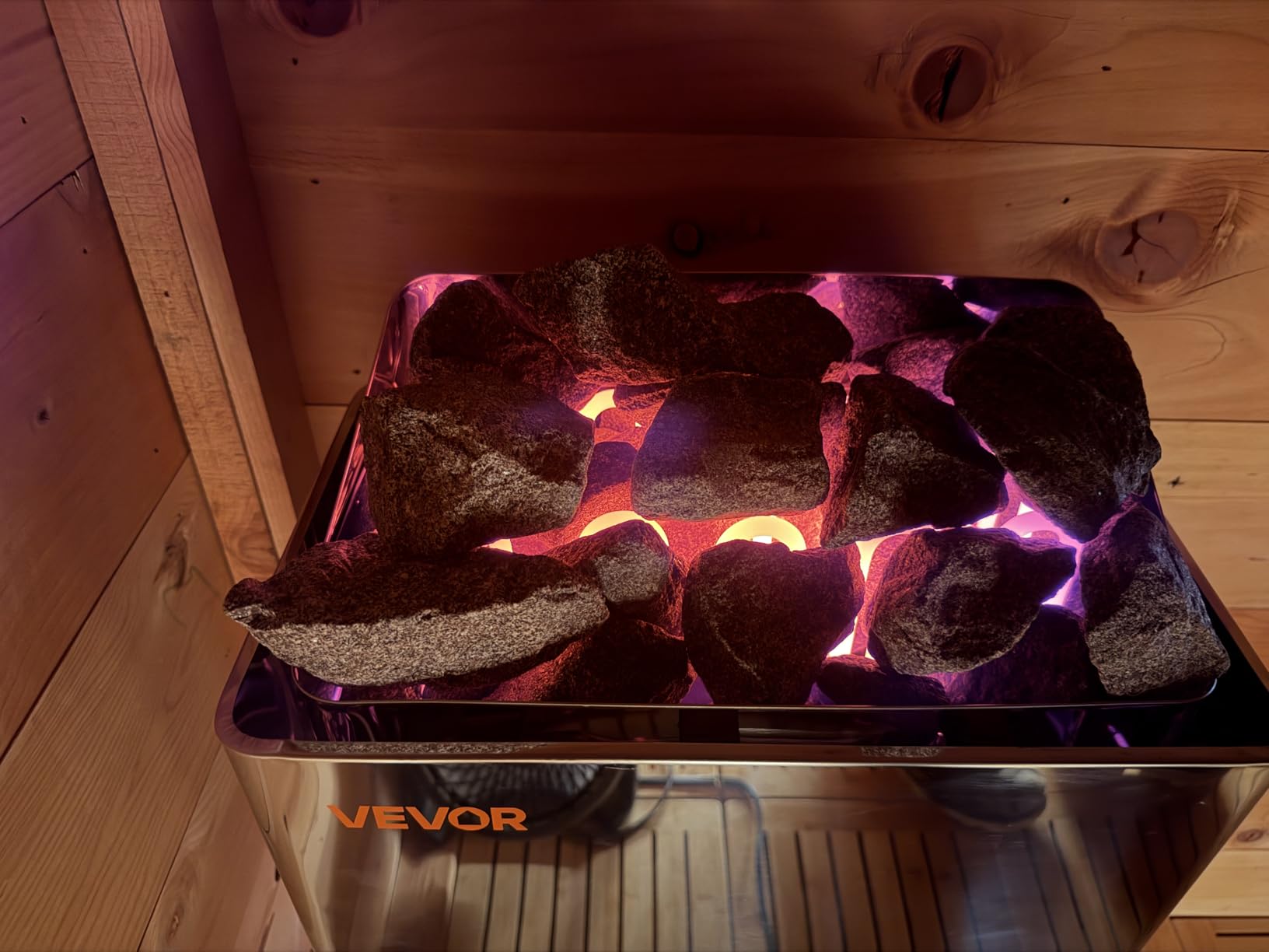 VEVOR Sauna Heater, 9KW 240V Electric Sauna Stove, Dry Steam Bath Saunas Stove with Pre-Drilled Bracket, Fit 317.8 to 459 CU.FT Saunas Rooms, Steam Bath Stoves for Home, Commercial, Leisure Venues customer photo 2