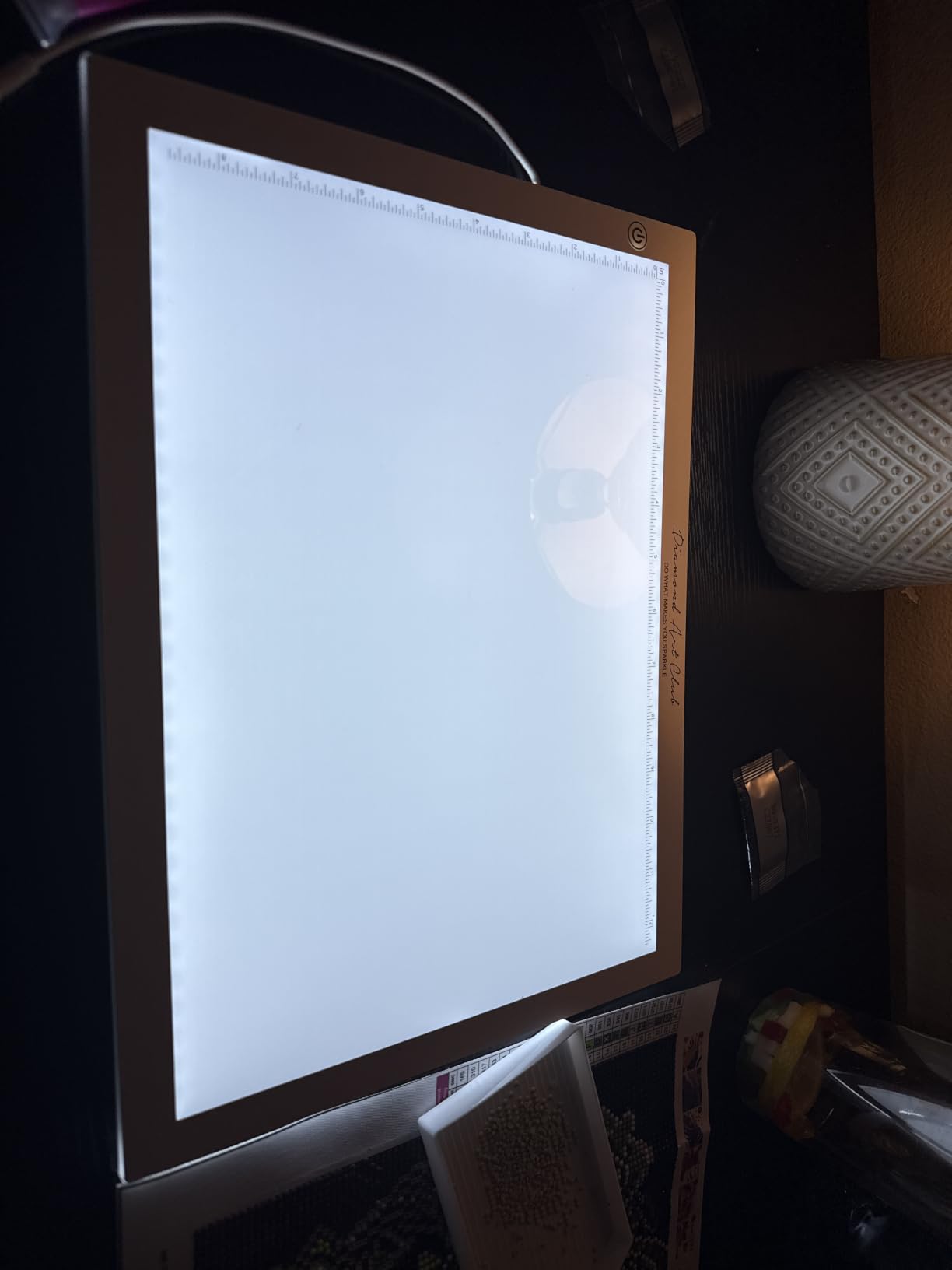 DIAMOND ART CLUB A4 Light Pad for Diamond Painting | Premium USB LED Light Board for Diamond Painting and DIY Crafting, Diamond Art Tools and Accessories, 14.1