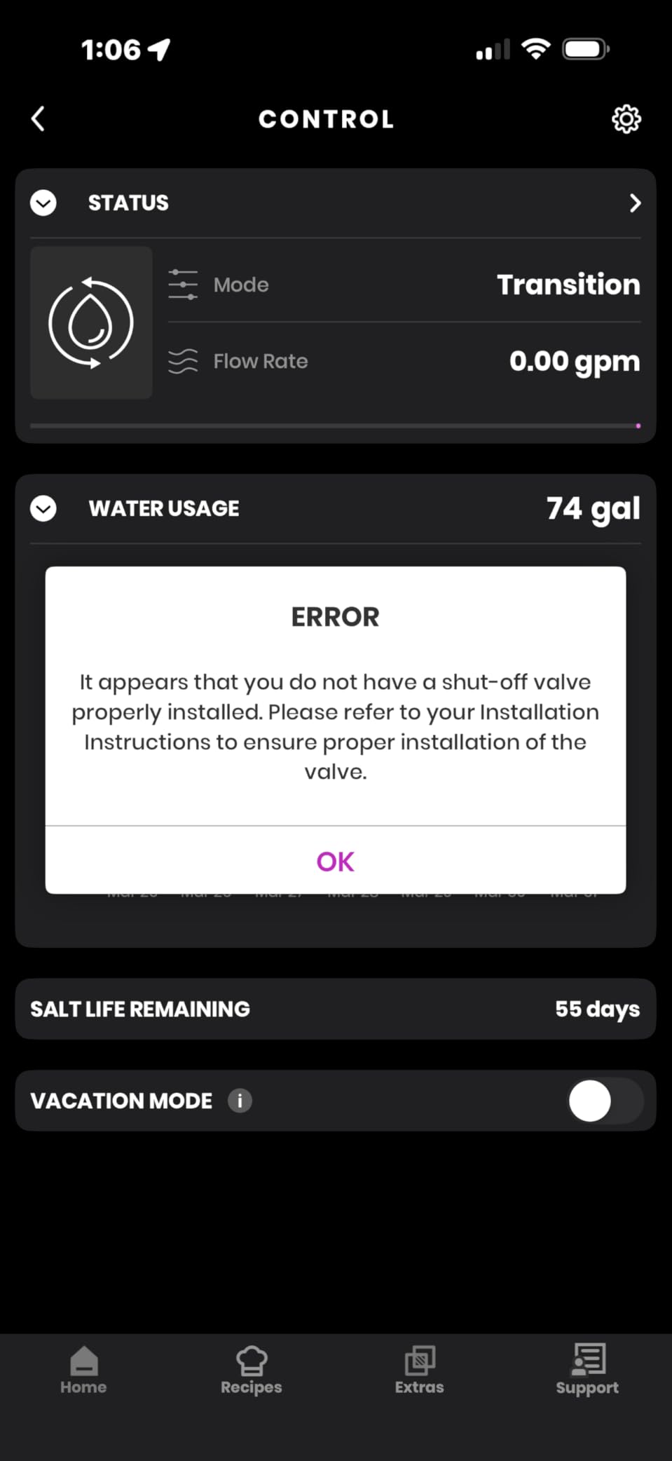 GE Smart Water Softener, 35,000 Grain, Reduce Hard Minerals to Whole House, Built-in WiFi with Water Flow Alerts, Soft Water for Shower, Appliances, and Plumbing, GXSH35W customer photo 2