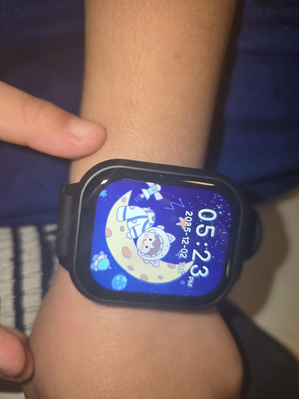 Kids Smart Watch 4-15 Ys, Standalone&APP Dual Use, Bluetooth Call, Kid Gift | 1.8'' IP68 Boys Girls Fitness Tracker, DIY Sports Modes, Heart Rate&Sleep Monitor, 13 Alarms, Weather, Smart Reminder, Games customer photo 2