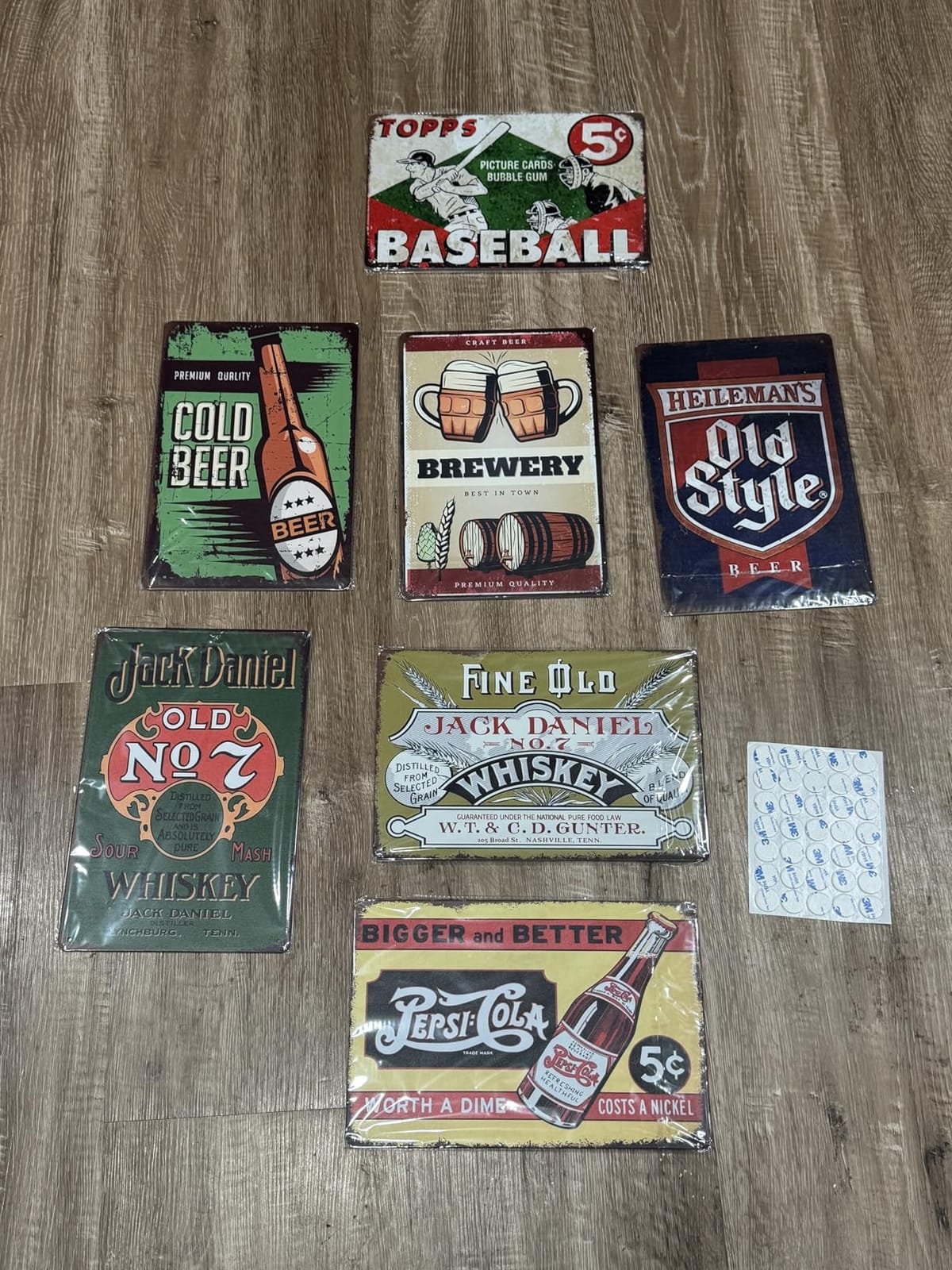 7 Pcs Bar Signs Metal Vintage Bar Signs for Home Bar Wall for Man Cave Decor - Retro Bar Accessories And Gifts Pub Club Room Sign 8x12 Inch customer photo 1