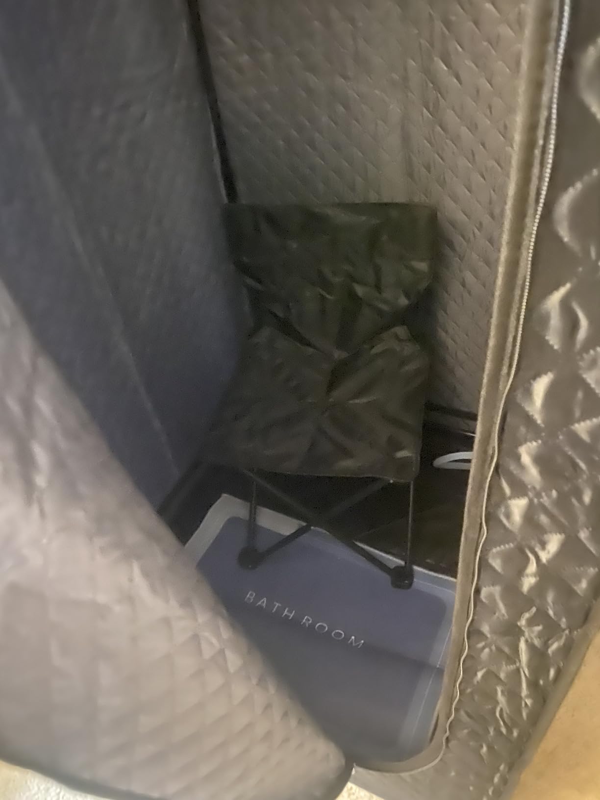 Portable Sauna, Steam Sauna for Relaxation, Detox and Muscle Relief, Personal Indoor Sauna Box with 3L/1500W Steamer, 9 Levels Up to 140°F Portable Sauna for Home, Bedroom, Living Room customer photo 1