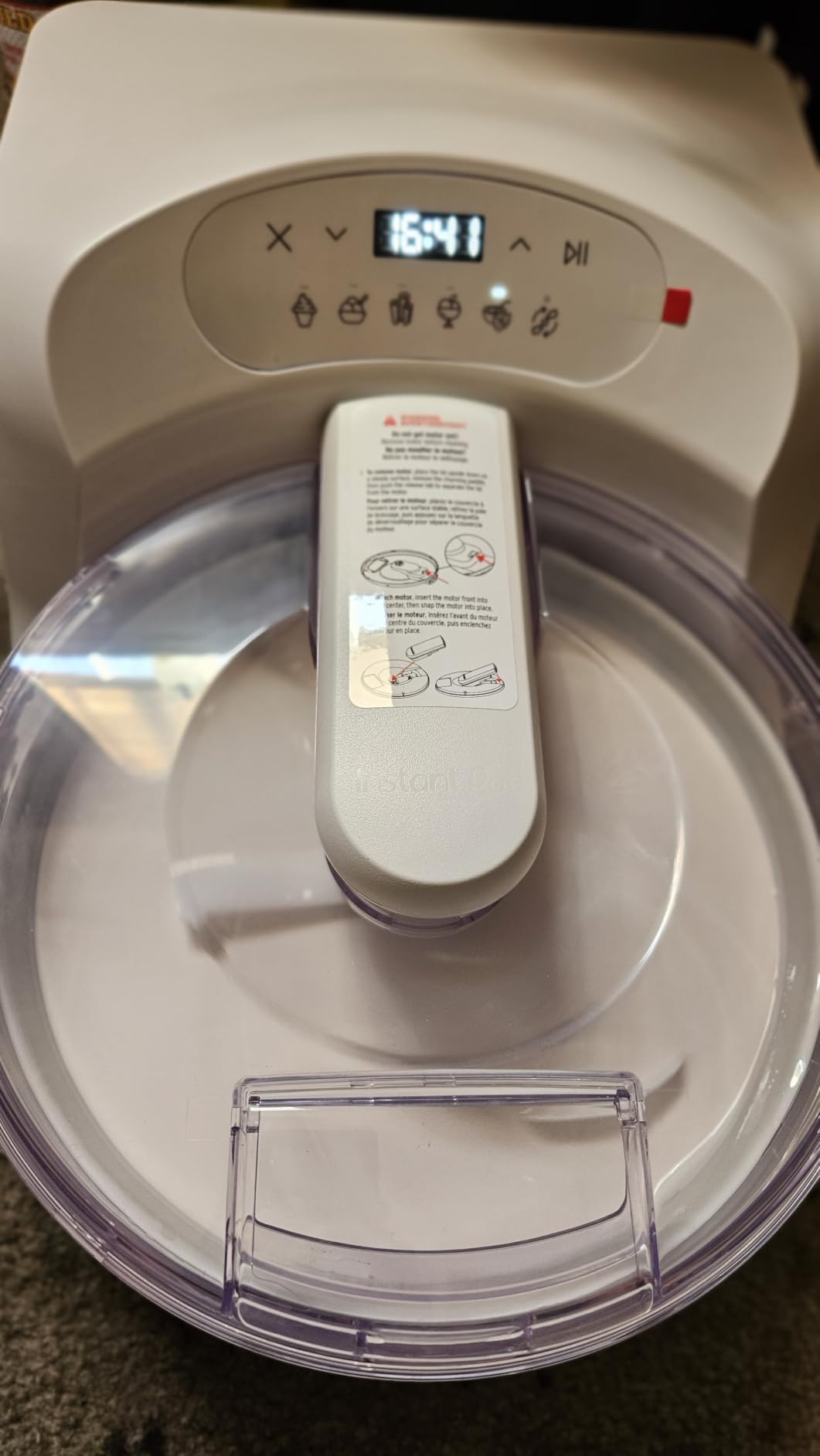 Instant Pot InstantChill Ice Cream Maker with Built-In Compressor, No Pre-Freezing, Real Ice Cream in Minutes, Gelato, Sorbet, Rolled, Non-Dairy, Mix-Ins, Easy Clean Up, Quiet, Makes Up to 2 Pints customer photo 2