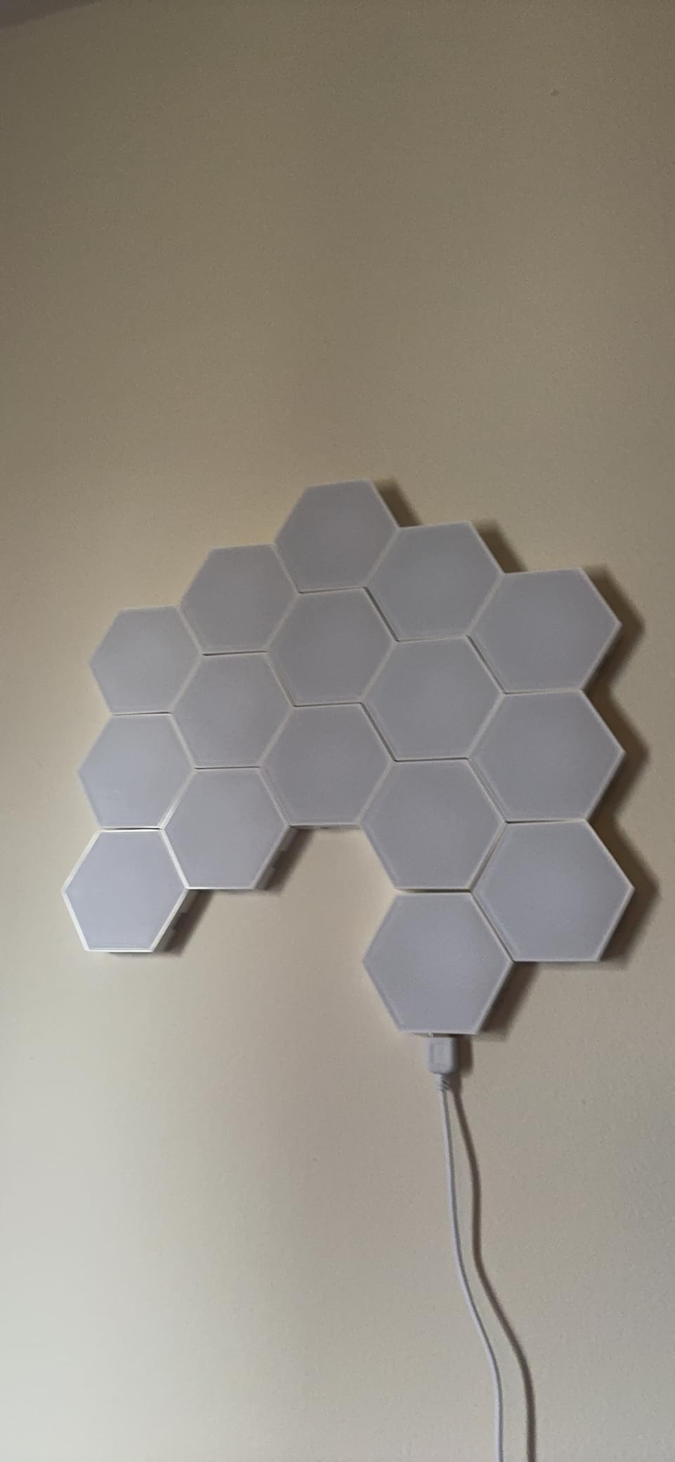 NIUCOO 12 Pack Hexagon LED Lights Panels - Smart RGB Wall Lights with APP/Remote & Music Sync, DIY Modular & Gaming Room Decor, Wall LED Panels Lights for Bedroom customer photo 1