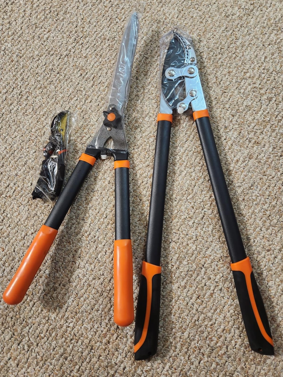 EWPJDK 3-Piece Loppers Hedge Shears Pruners Heavy Duty Combo Clippers | Heavy Duty Tree & Shrub Care Kit for Yard Lawn Garden, Branch Cutter Tree Trimmer customer photo 1