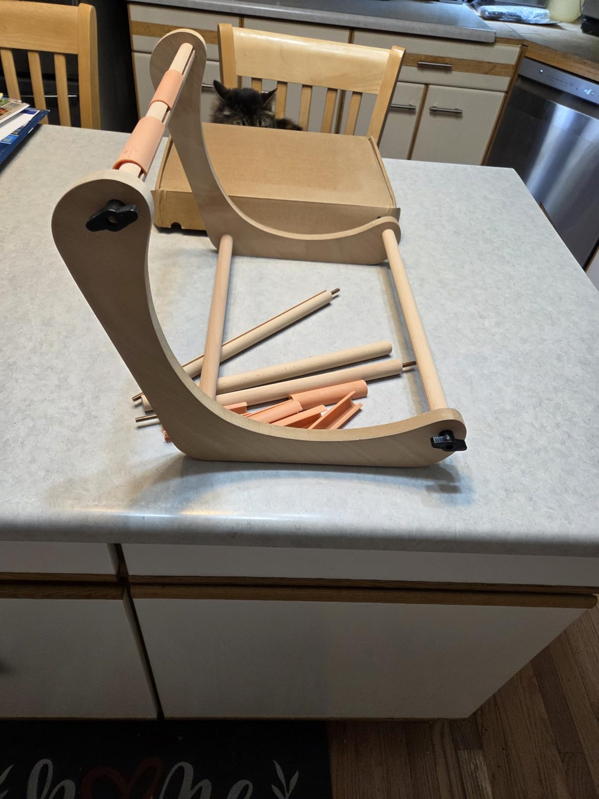 Airo Adjustable Embroidery Table Stand,with 2 Size Rods (11.8