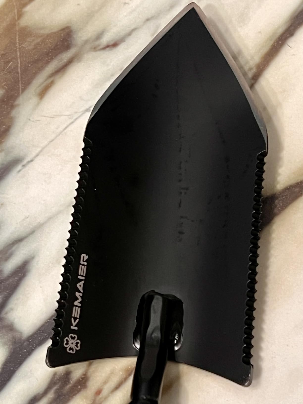 Kemaier Heavy Duty Garden Trowel, Hand Shovel Digging Tool | Dual-Sided Serrated Edge, Stainless Steel, Full Tang Handle, Sharp Blade, Non-Slip Handle, Hand-Welded, Bend-Resistant customer photo 2