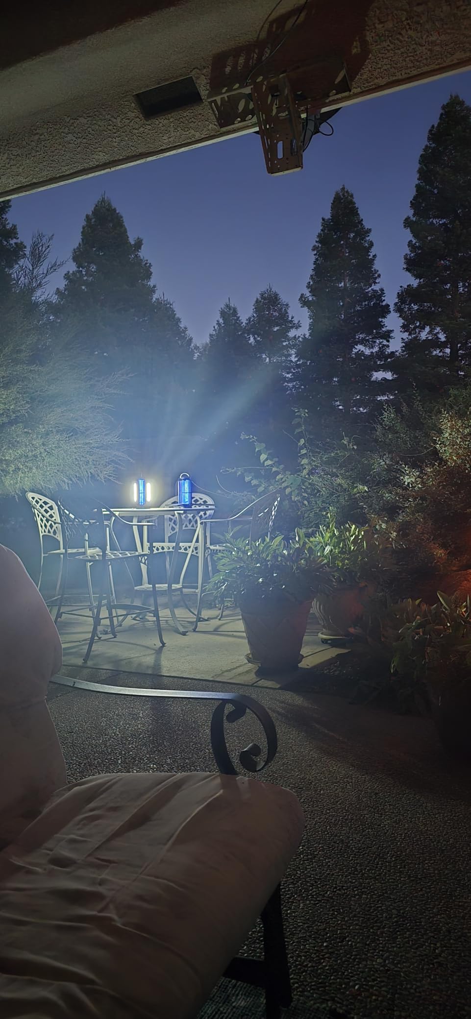 TYPEC 2 Pack Solar Bug Zapper, 3 Solar Charging Panels, 4200V Mosquito Zapper, Auto On/Off LED Light, IP67 Waterproof, USB-C & Solar Powered, Indoor Outdoor Insect Killer for Yard Patio Garden customer photo 1