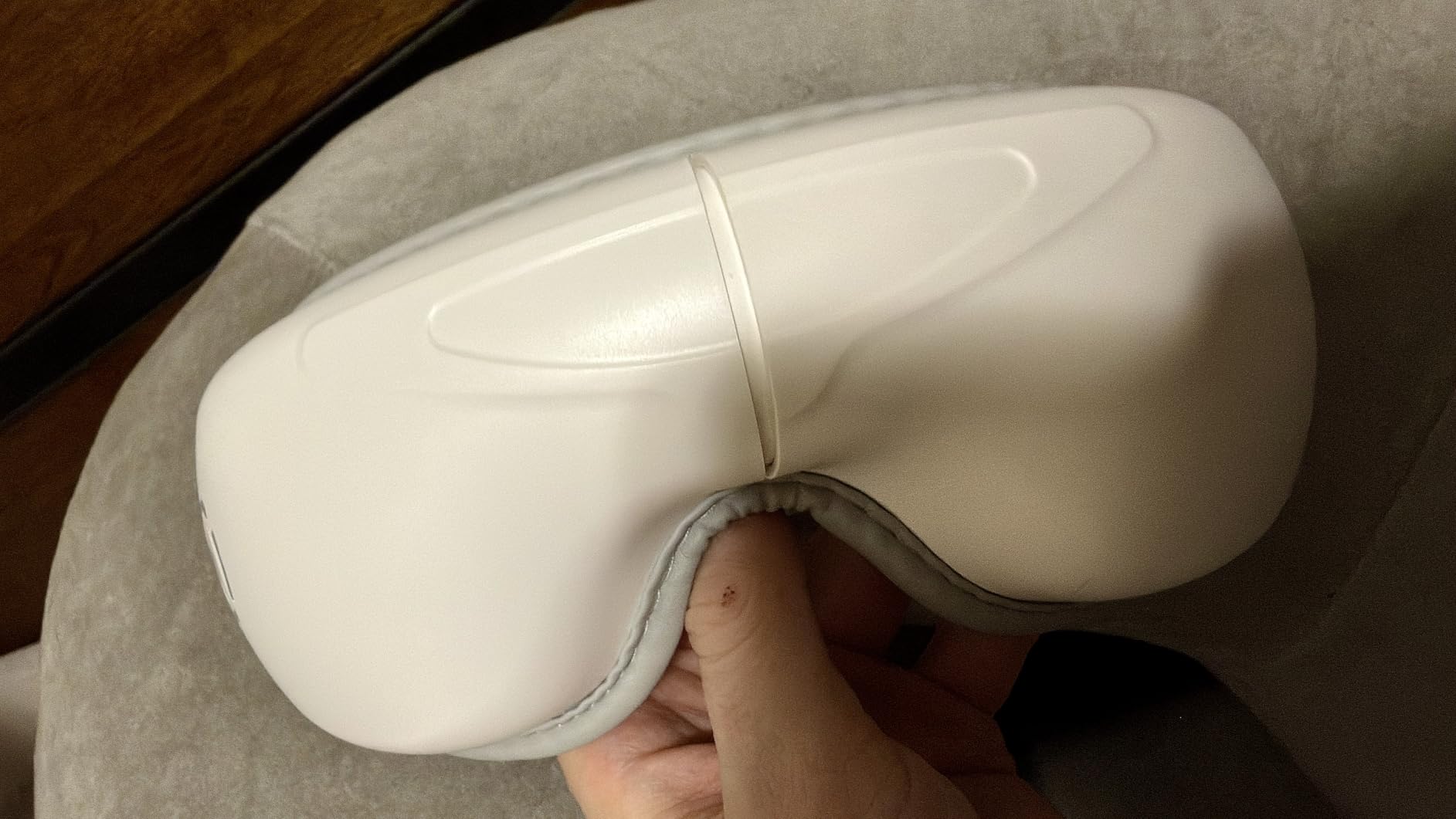 STRIDEFLOW Eye Massager with Heat, Migraine Mask & Headache Relief, FSA Eligible/HSA Eligible, Dry Eye Relief, GENTLE Warmth & LIGHT Compression, Cooling Gel Eye Mask, Foldable Rechargeable customer photo 2