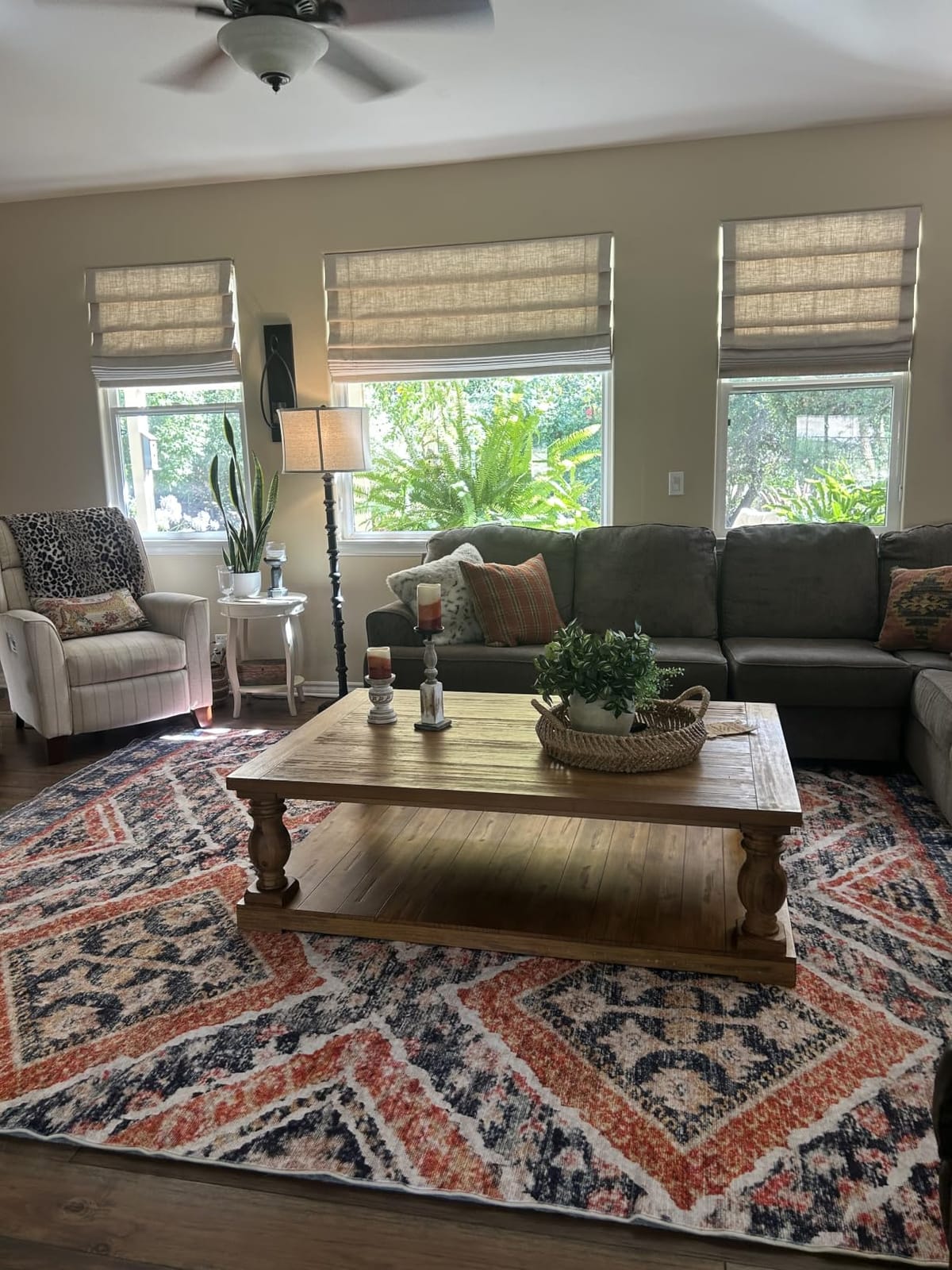 8'x10' Washable Area Rug for Living Room Bedroom Cow Print | Soft Western No Slip Low Pile Print Foldable Indoor for Kitchen Dining Room customer photo 1