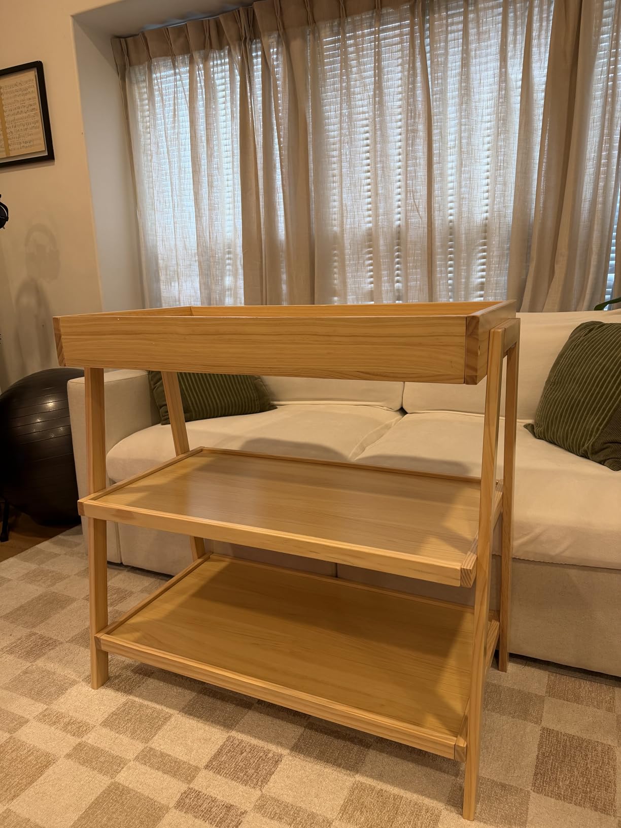 Delta Children Scout Changing Table, Chestnut customer photo 2