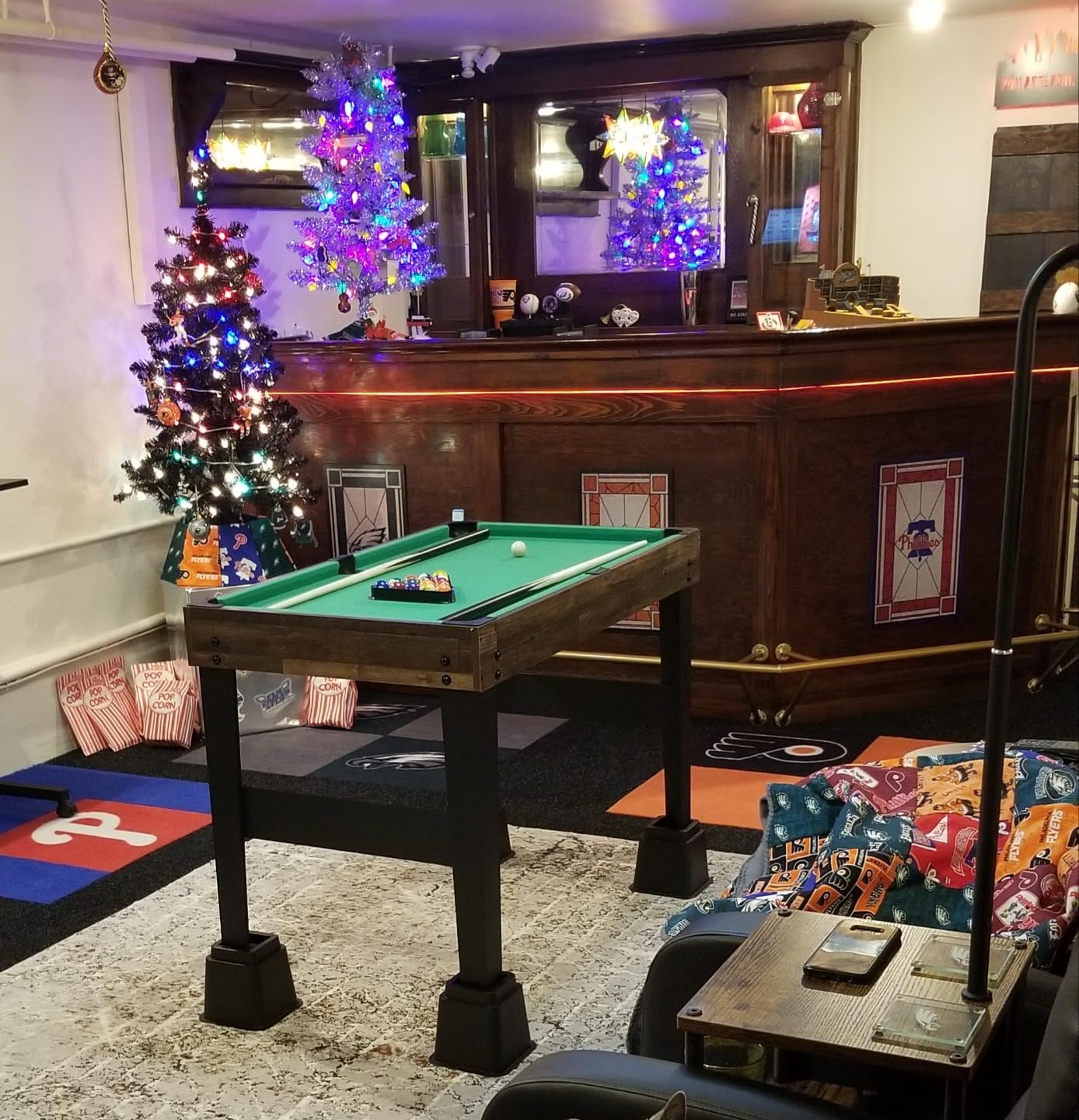 Best Choice Products 2x4ft Combo Game Table Set for Home, Game Room, Friends & Family w/Hockey, Foosball, Pool, Shuffleboard, Ping Pong, Chess, Checkers, Bowling, and Backgammon customer photo 1