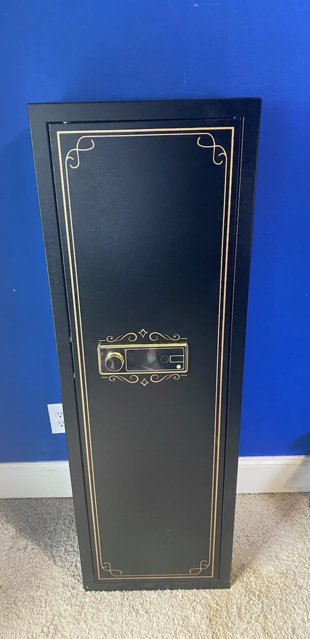 KAER 8-12 Fingerprint Long Gun Safe for Rifles & Pistols | Password Lock | Adjustable Shelves | Perfect for Apartments, Homes, Offices | Secure Storage and Quick Access Gun Cabinet customer photo 2