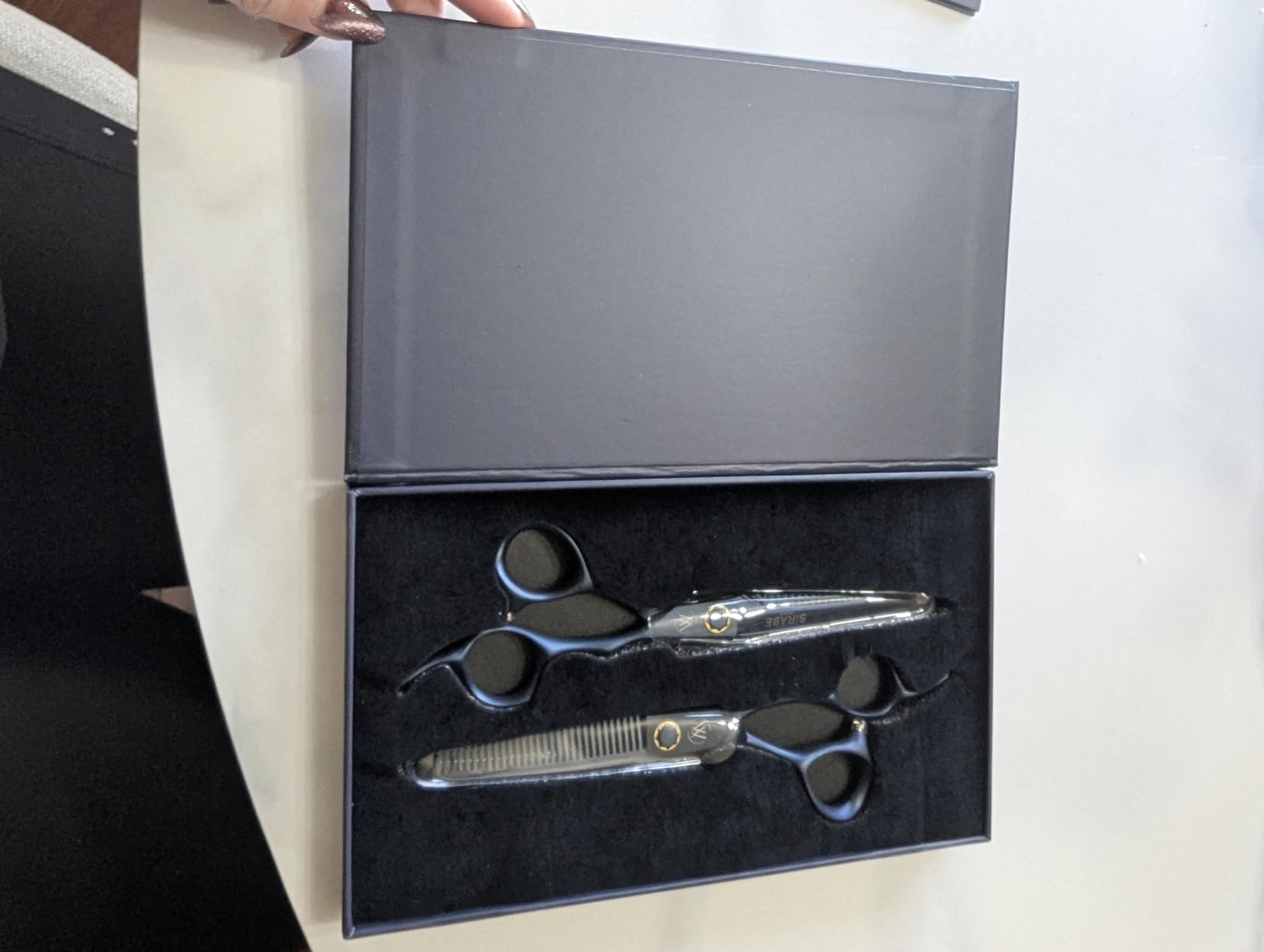 Hair Cutting Scissors, HIGH-END Professional Hair Cutting Kit, Japanese SUS440C Stainless Steel Ultra Sharp Blades Thinning Shears, 6.7