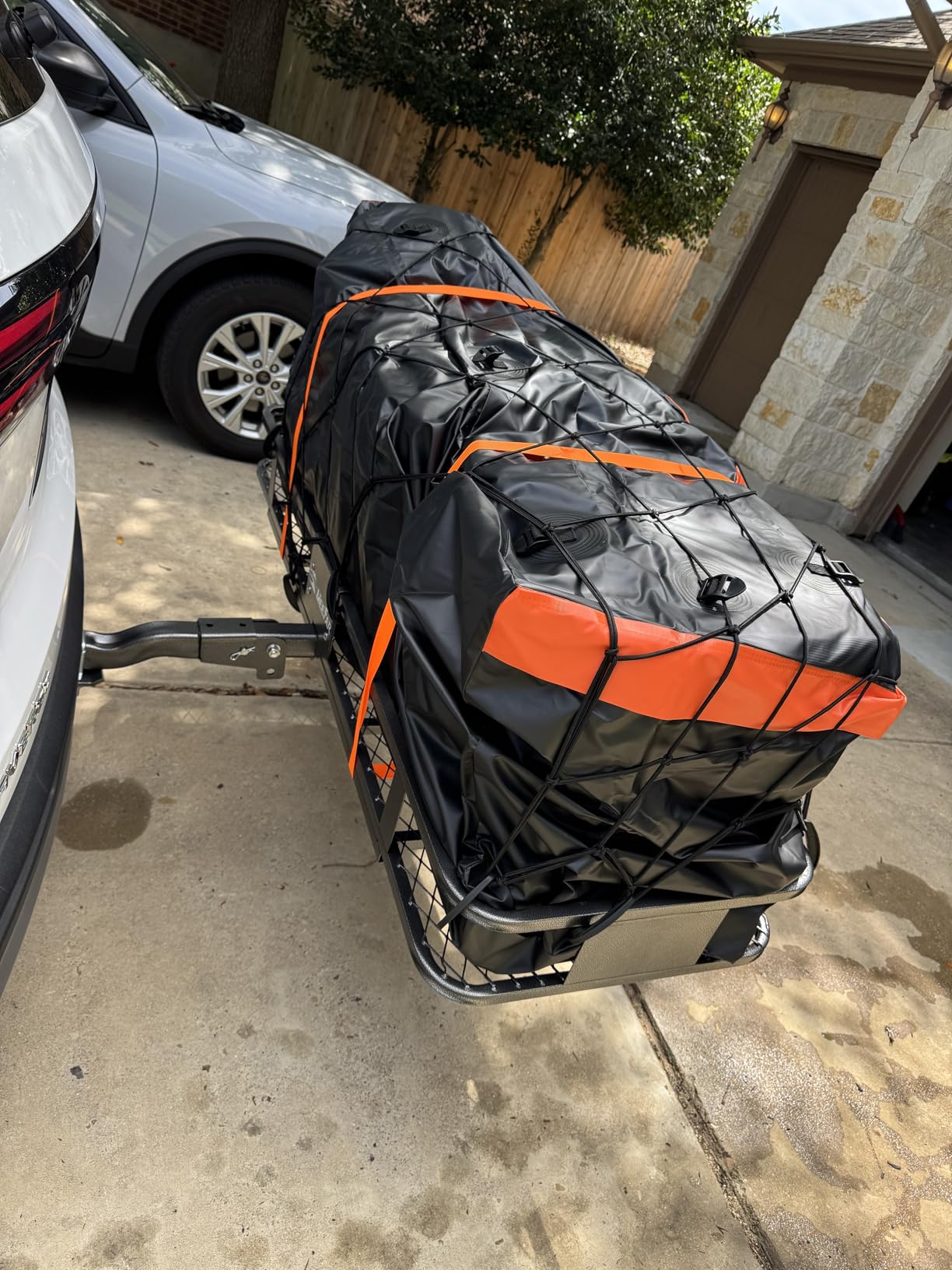 Hitch Mount Cargo Carrier Rack Basket 53