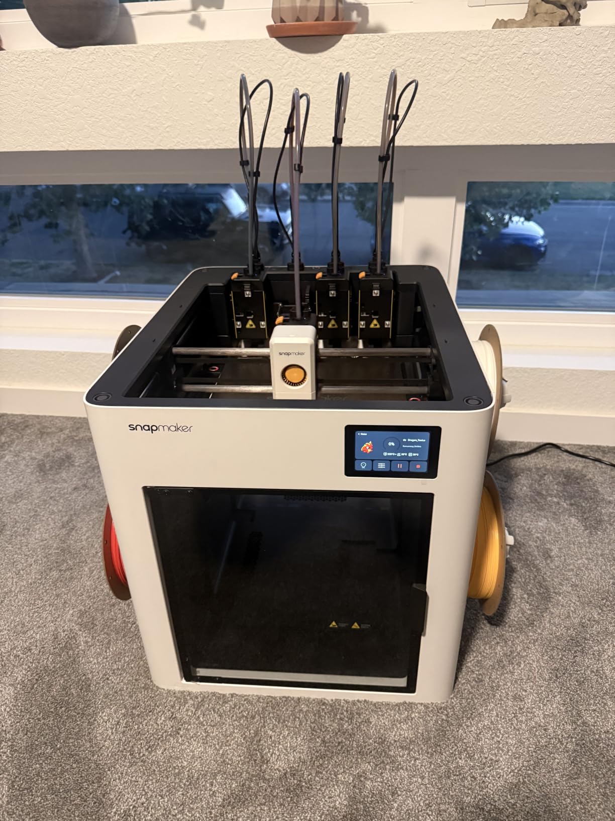 Snapmaker U1 3D Printer, 4-Toolhead with 5s Toolchanger, Multi-Color Printing | 5X Fast Printing, Minimal Purge, Multi-Material Printing, Smart Calibration, Model Library, Beginner Friendly, Auto Filament System customer photo 2